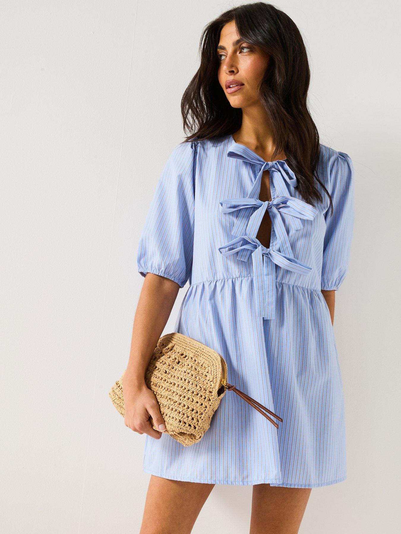 Only: Clara Tessa Dress - Blue