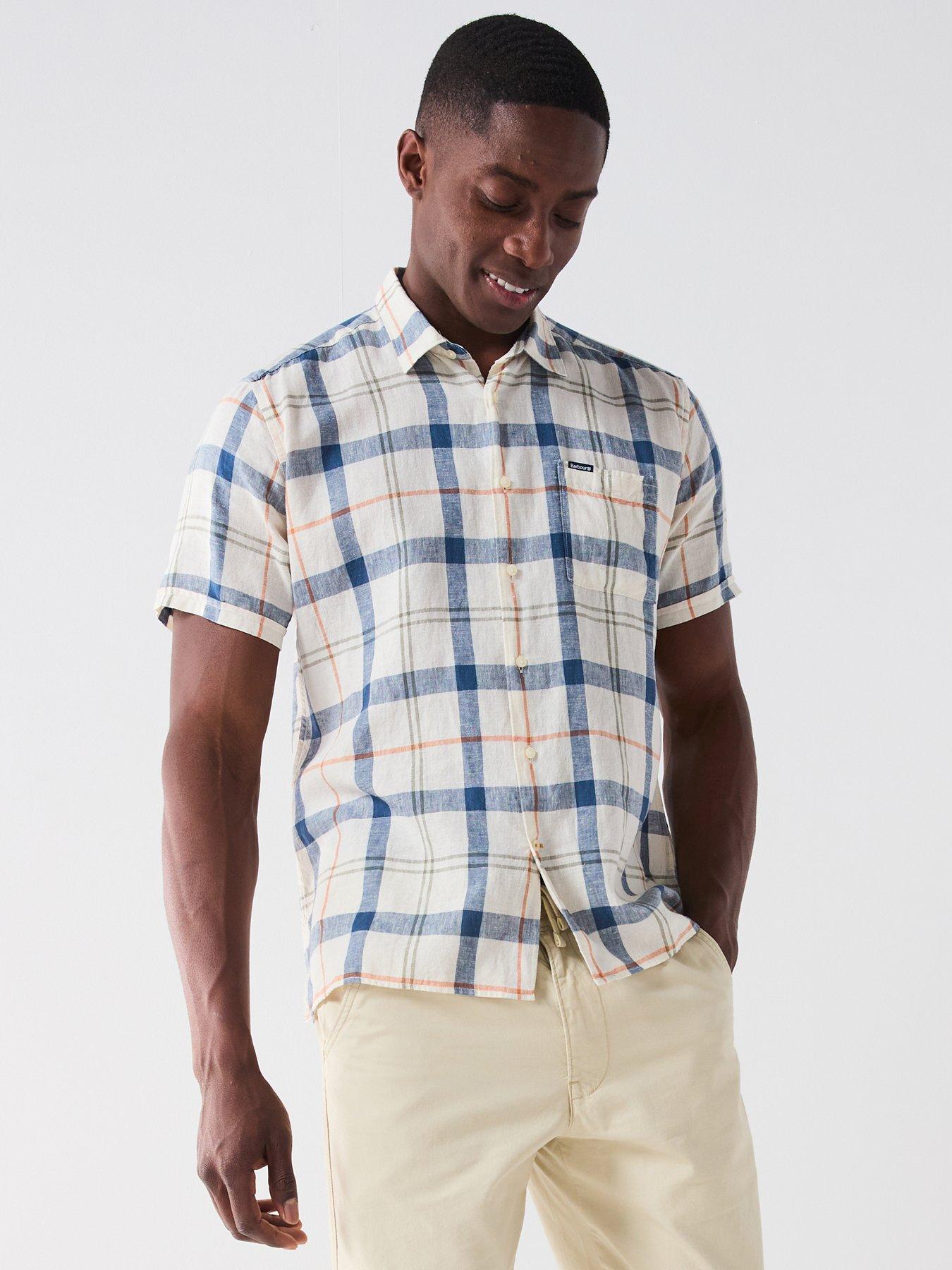 undefined Croft Short Sleeve Summer Tartan Shirt - Multi