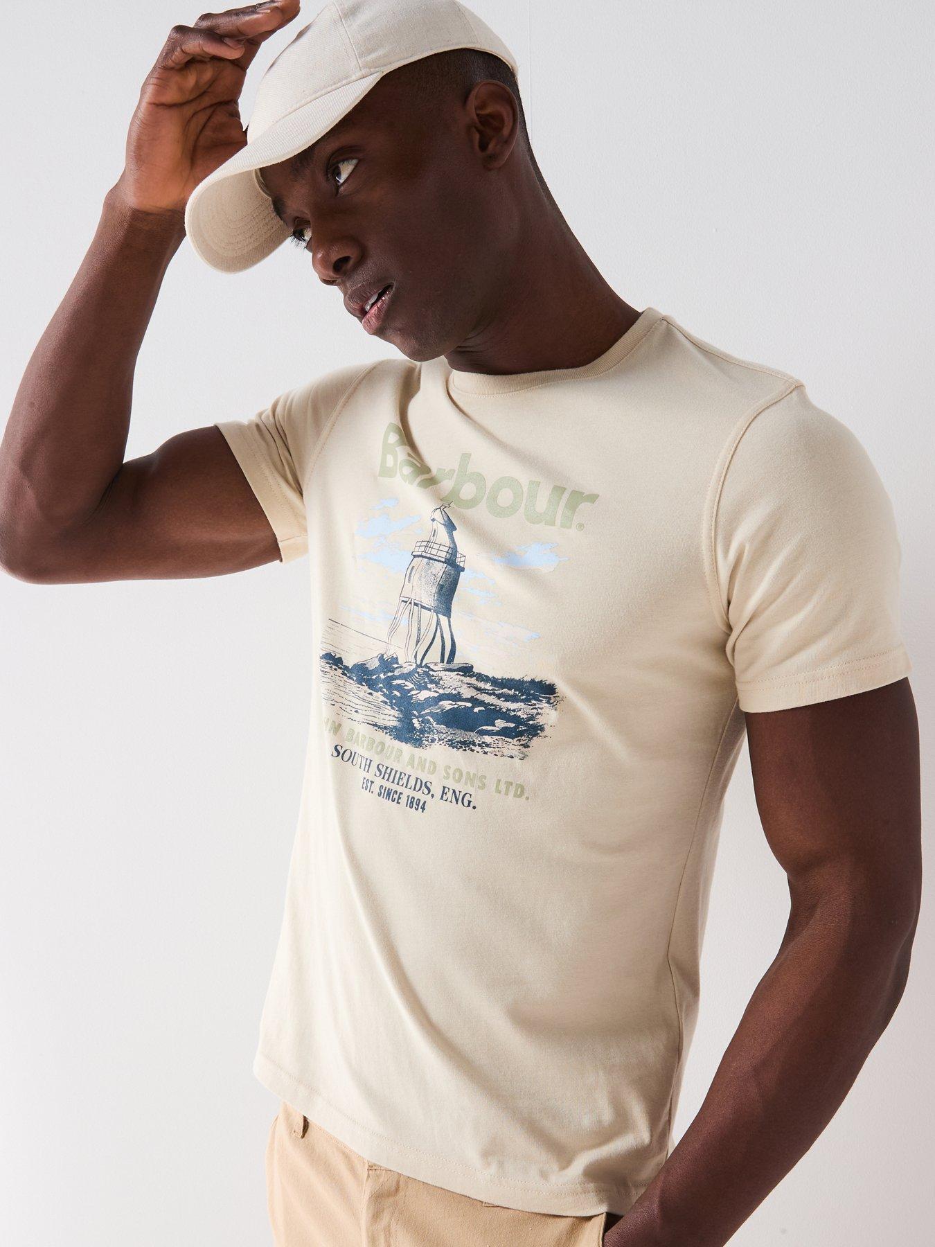 Image 4 of 5 of Barbour Harbourside Graphic T-Shirt - Cream