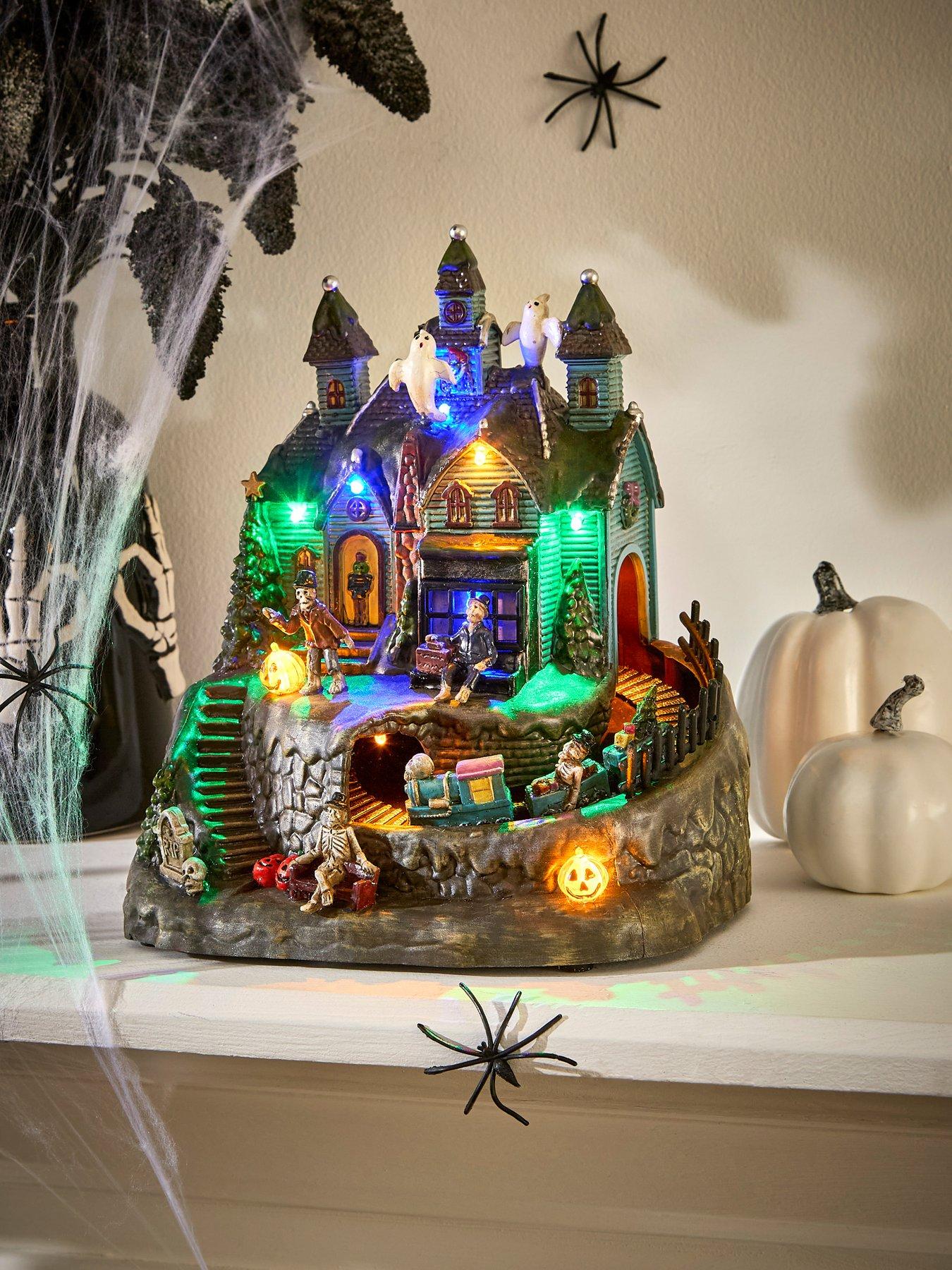 undefined Haunted Ghost Train LED Scene Halloween Decoration