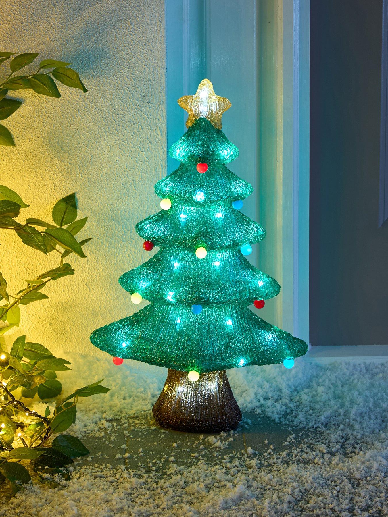 Three Kings Light Up Bauble Christmas Tree Outdoor Decoration