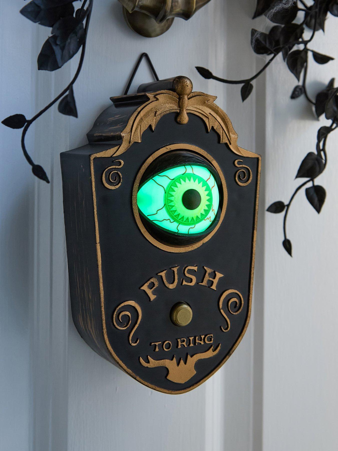 undefined Halloween Door Bell with Light Up Winking Eye
