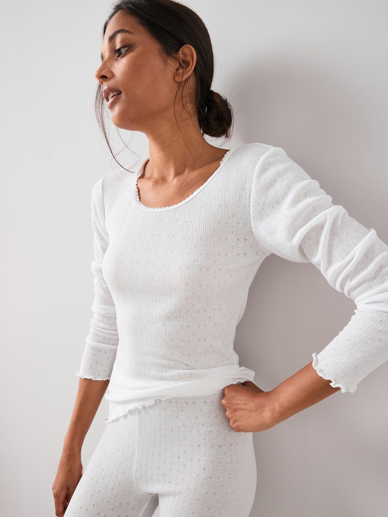 the-very-collection-pointelle-thermal-long-sleeve-top-white