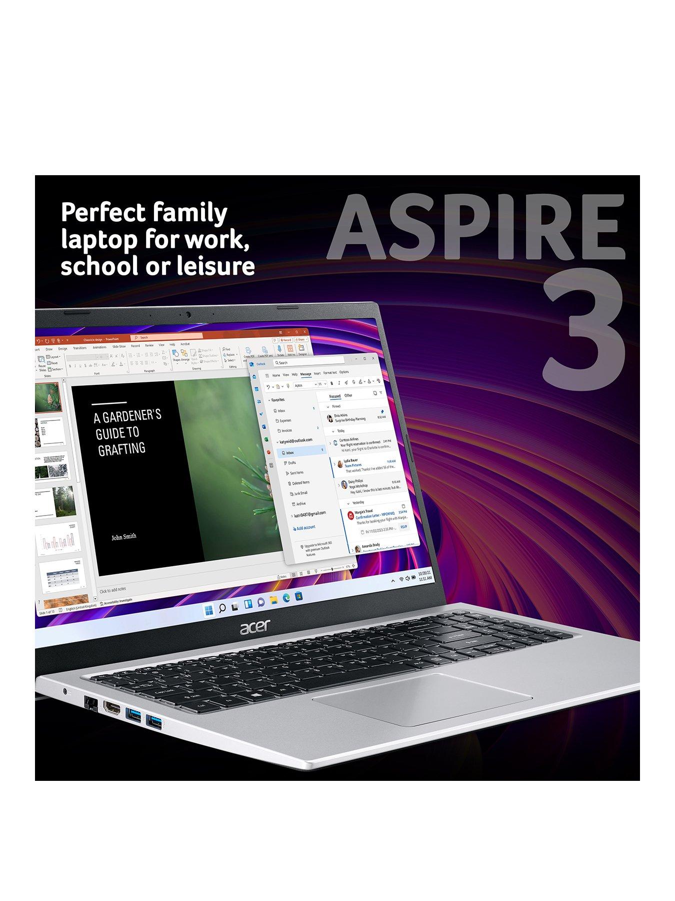 Image 2 of 7 of Acer Aspire 3 A315-35 - 15.6in - Intel Celeron - 4GB RAM - 128GB SSD Laptop