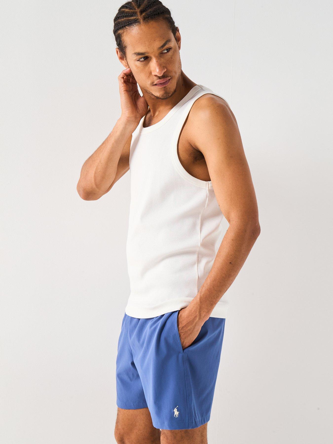 Image 4 of 6 of Polo Ralph Lauren Traveler Swim Shorts - Blue