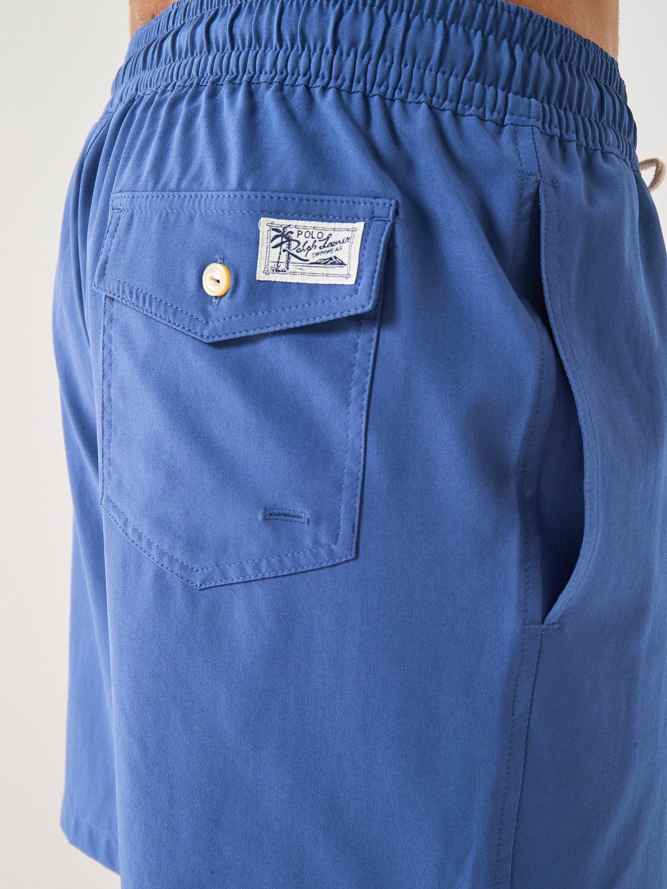 Image 6 of 6 of Polo Ralph Lauren Traveler Swim Shorts - Blue