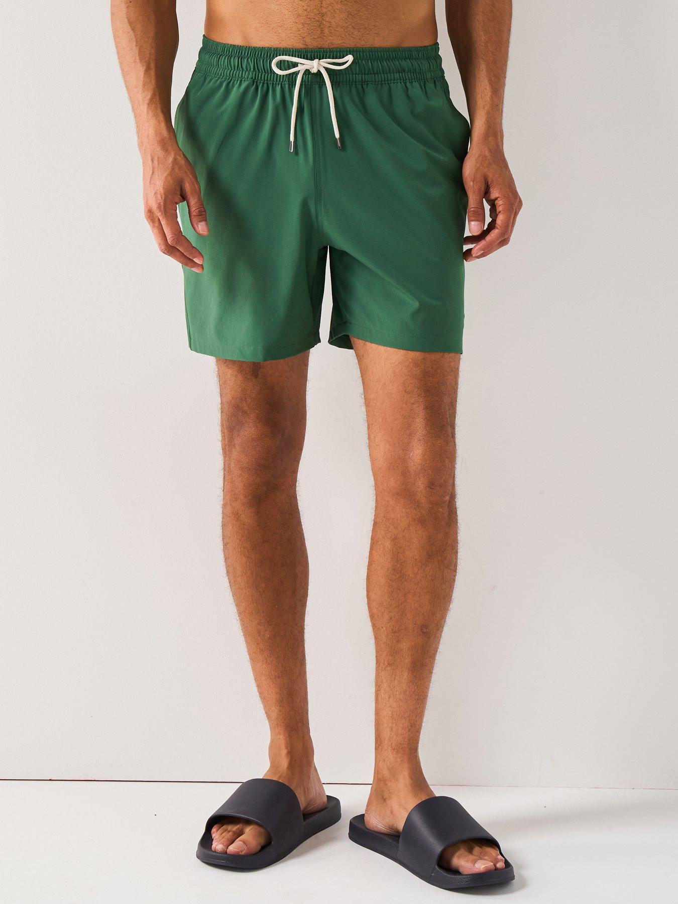 undefined Polo Ralph Lauren Traveler Swim Shorts - Dark Green