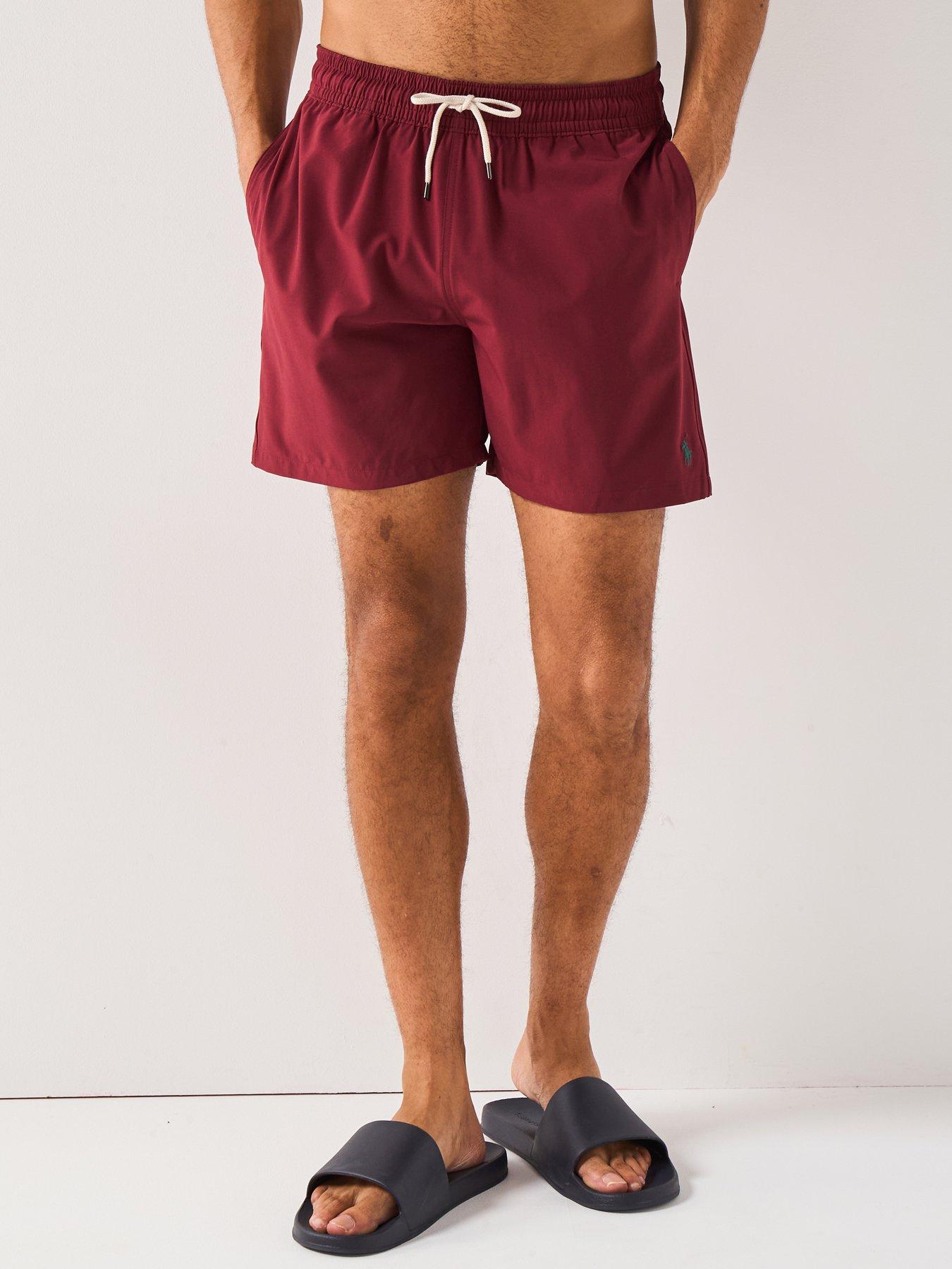 undefined Polo Ralph Lauren Traveler Swim Shorts - Dark Red