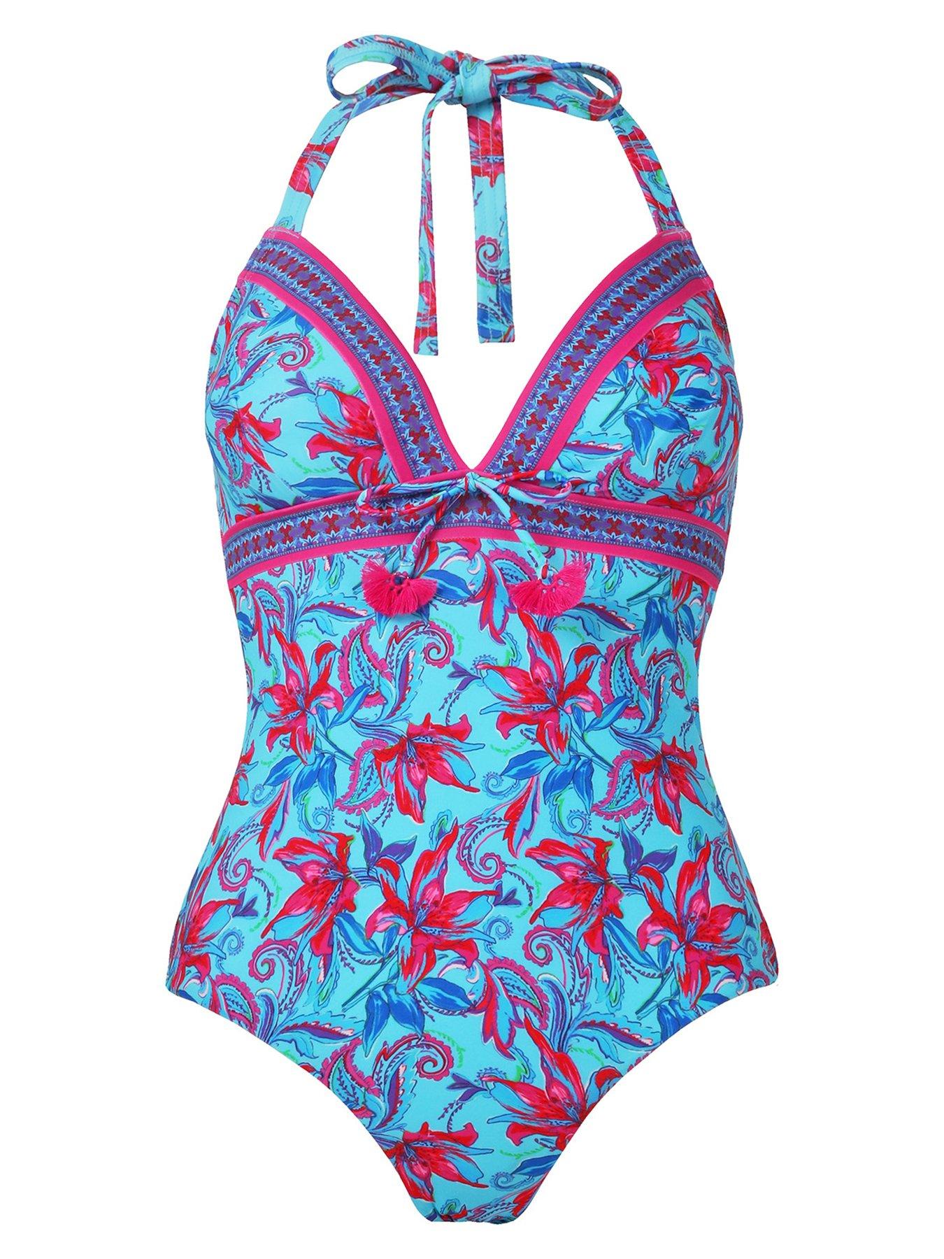 Image 5 of 5 of Joe Browns Lagoon Azure Swimsuit - Azure Multi