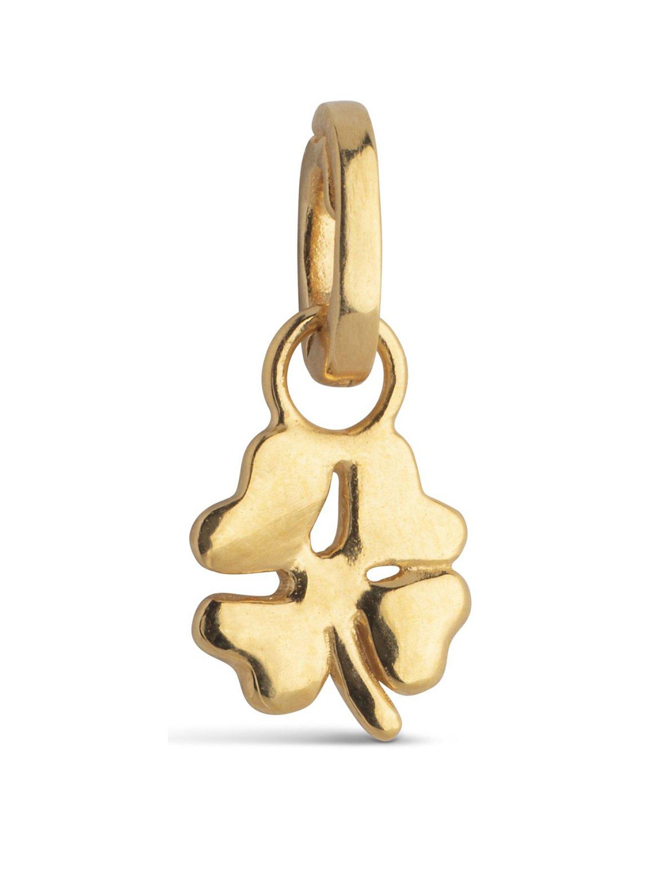 undefined Organic Clover Gold Charm