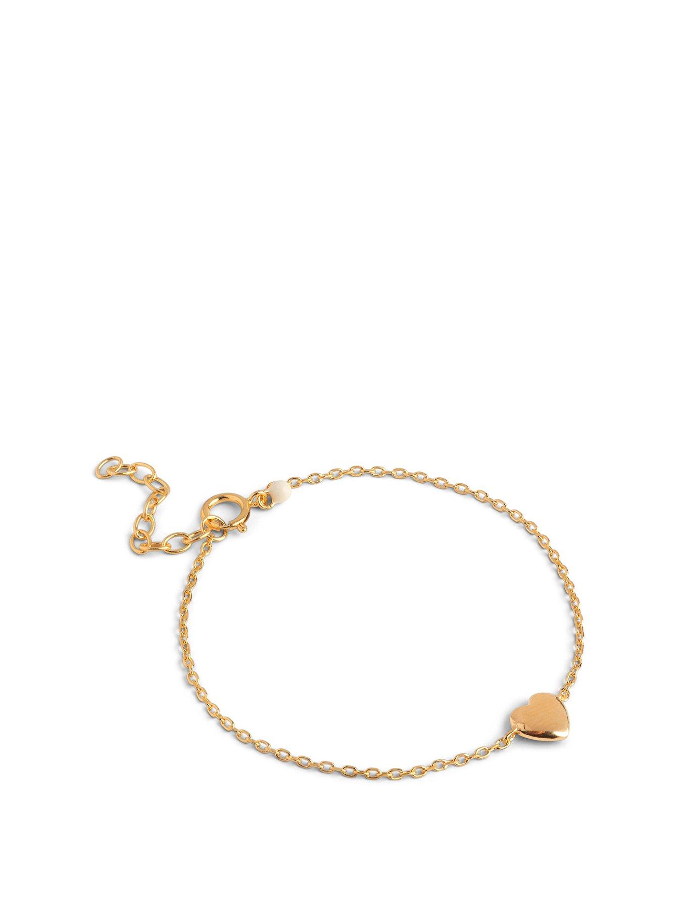 ENAMEL Copenhagen Amore Gold Heart Bracelet