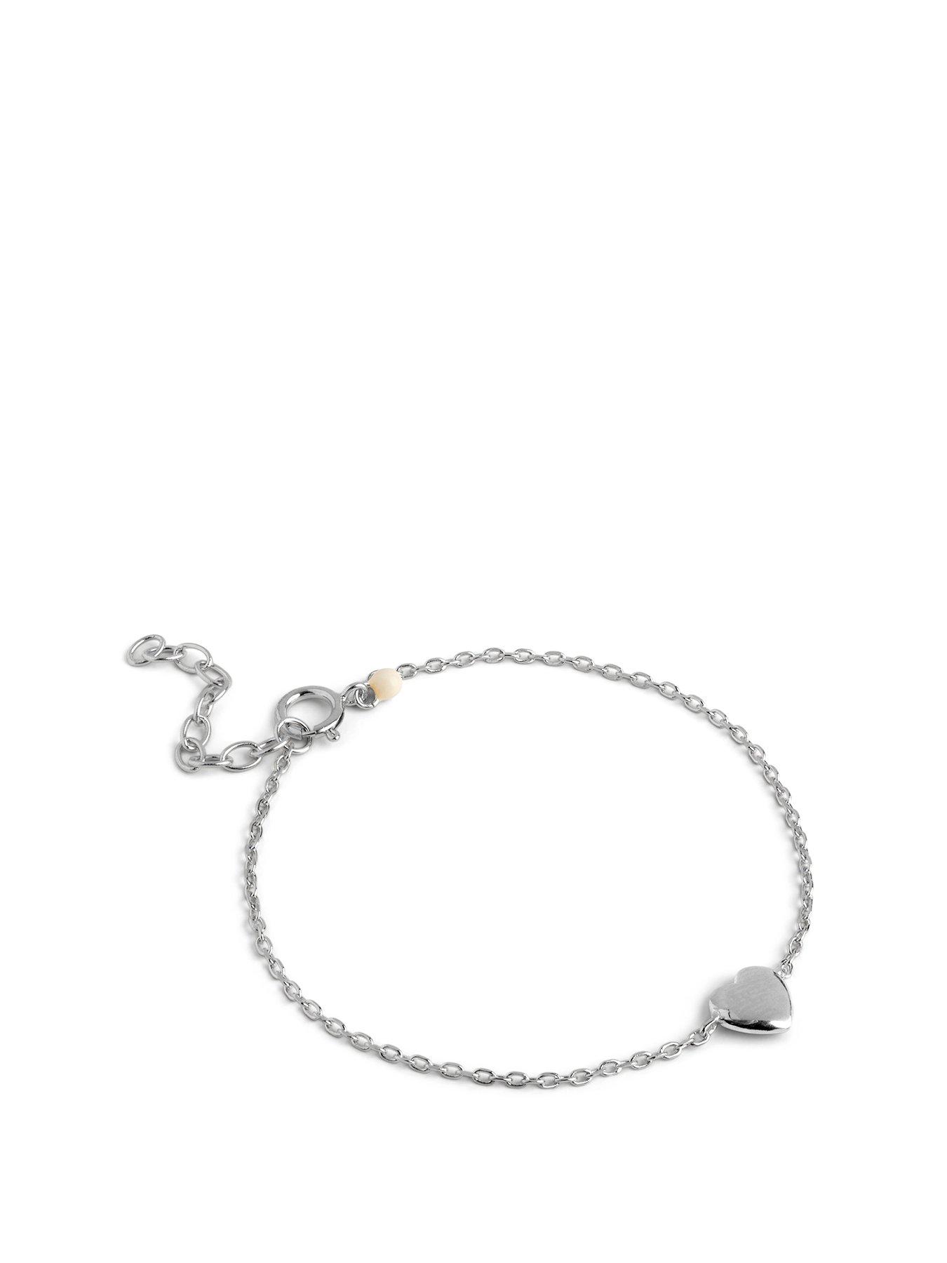 Image 1 of 4 of ENAMEL Copenhagen Amore Silver Heart Bracelet