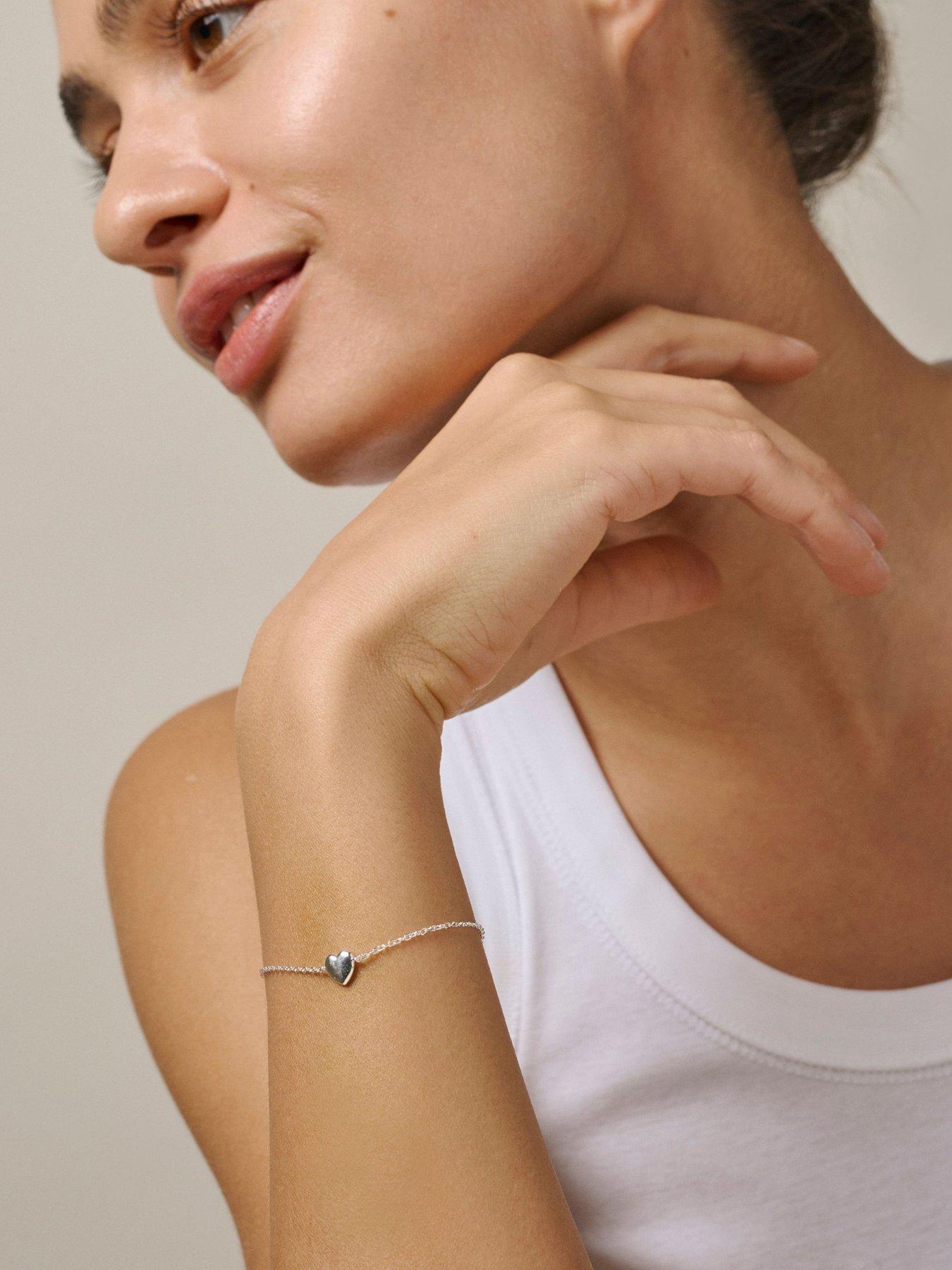 Image 2 of 4 of ENAMEL Copenhagen Amore Silver Heart Bracelet