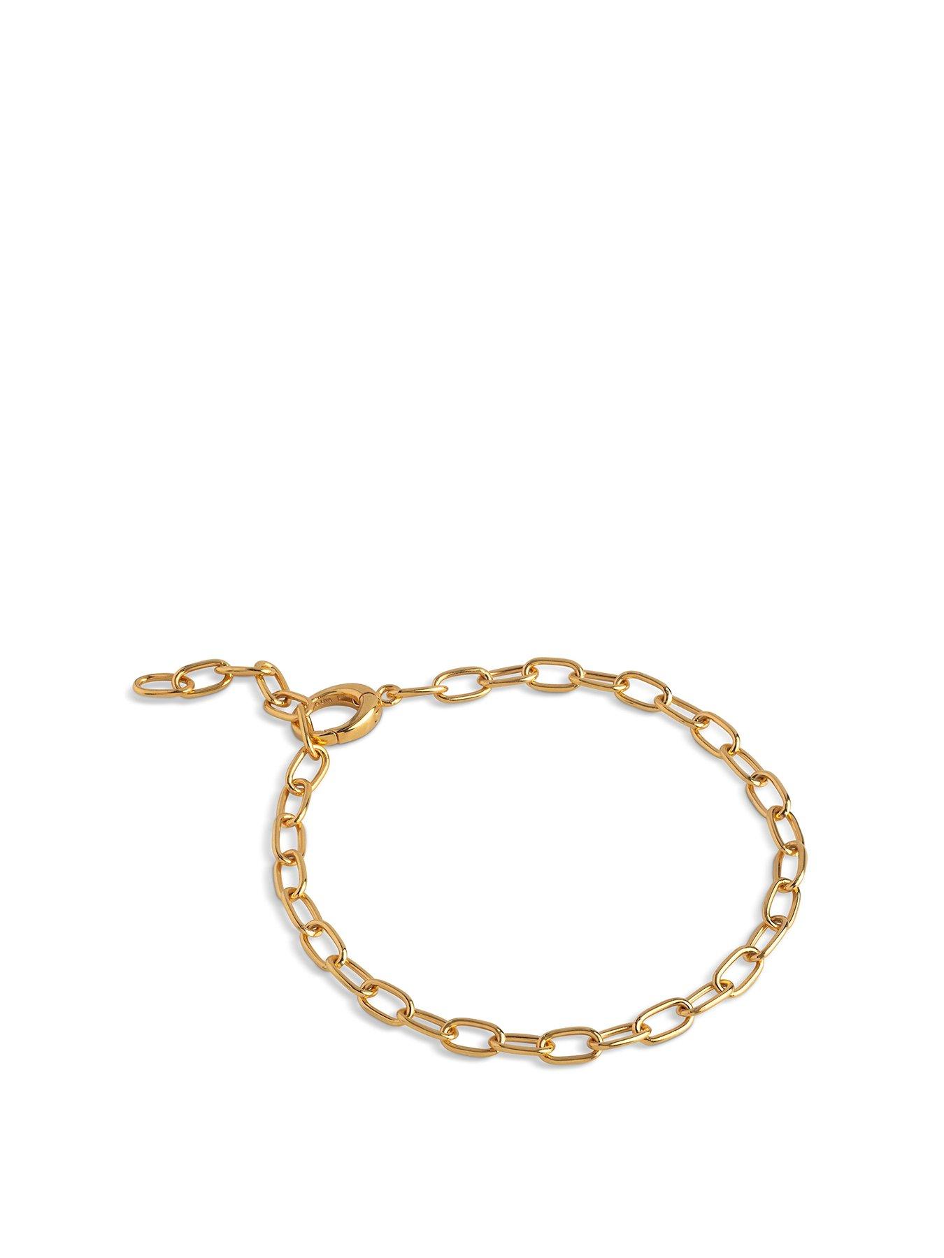 Enamel Copenhagen Gold Charm Bracelet