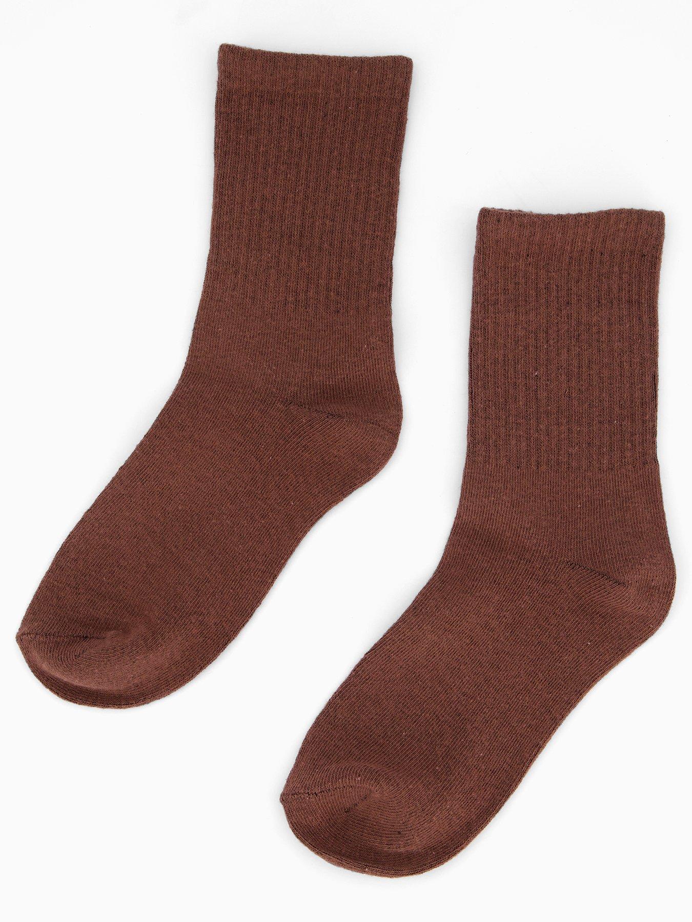 V by Very 5Pk Plain Rib Ankle Socks Neutrals - Beige | Very