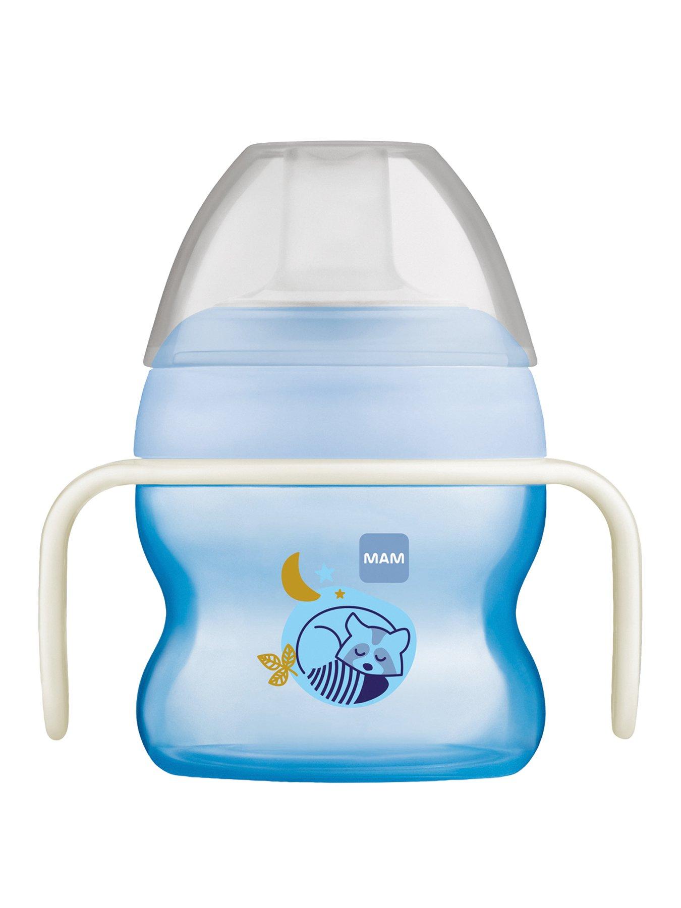 MAM Starter Cup 150ml With Glow Handles - Blue