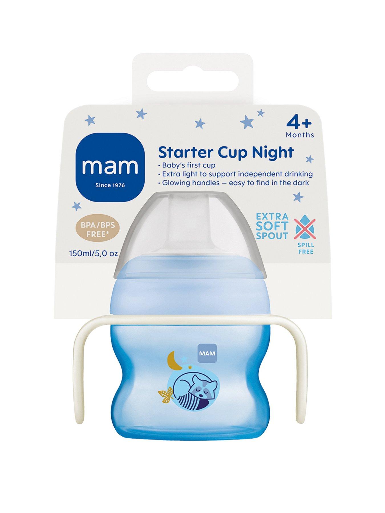 Image 2 of 2 of MAM Starter Cup 150ml With Glow Handles - Blue
