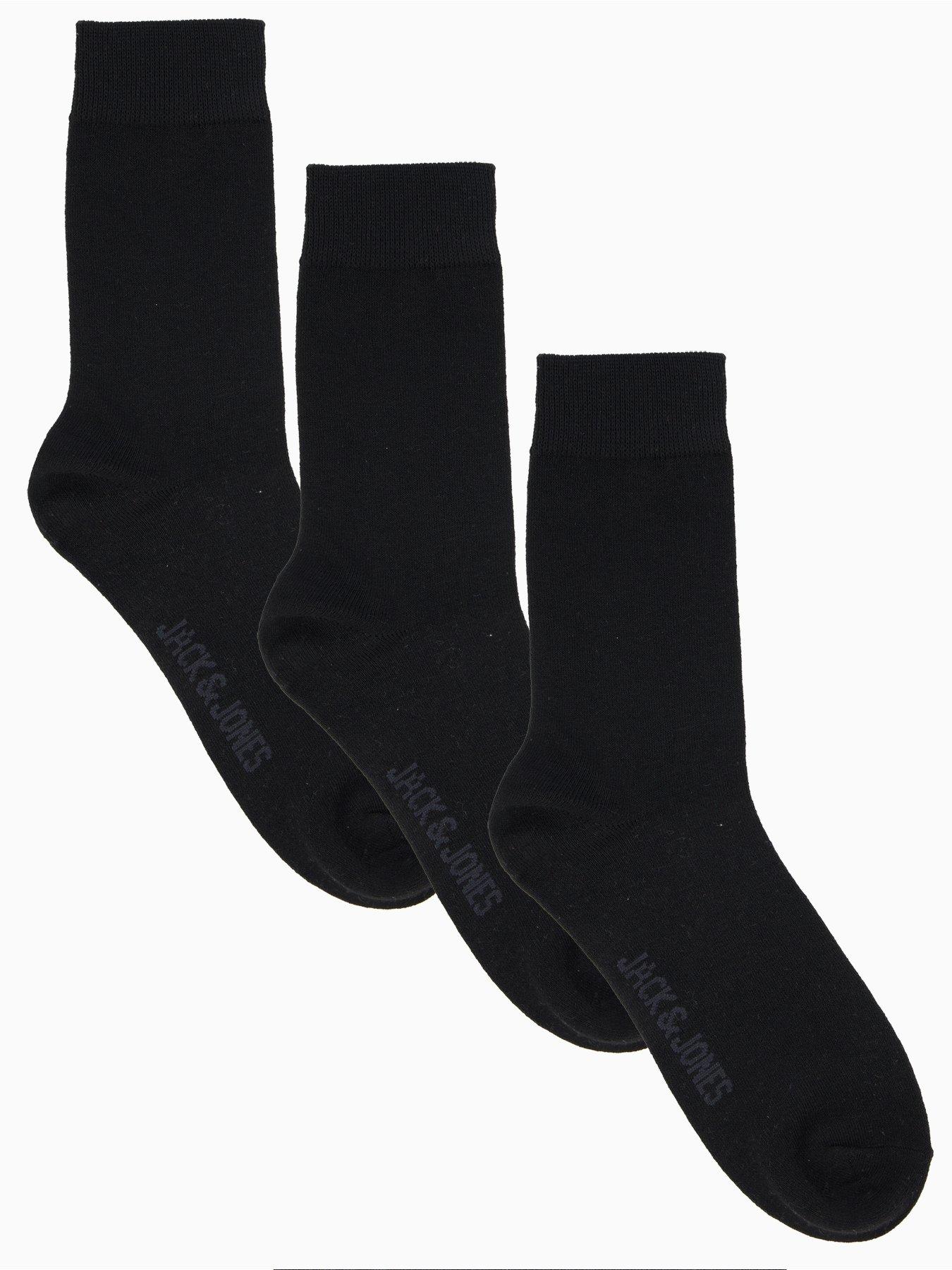 undefined Ordinary 3 Pack Ankle Socks - Black