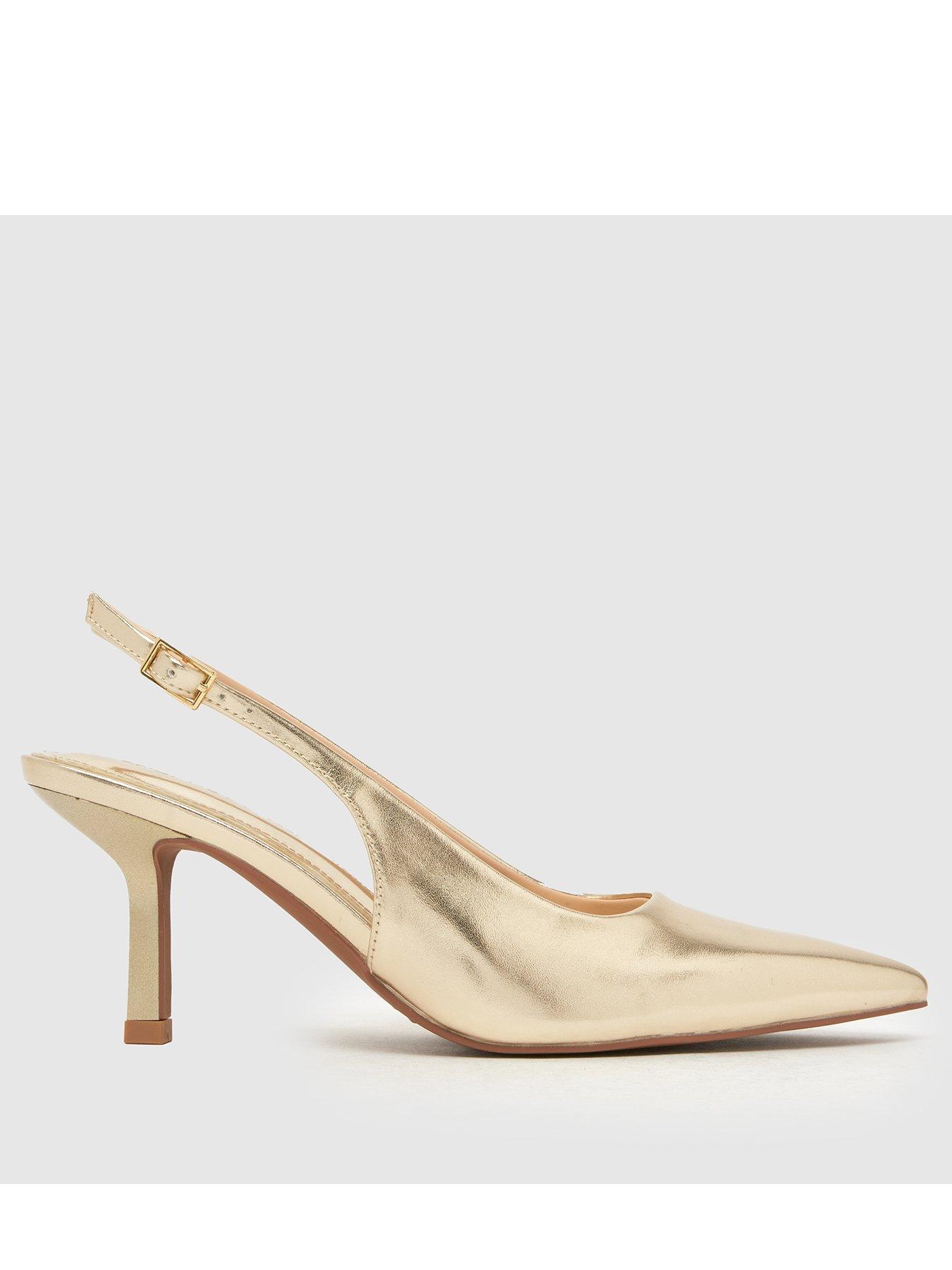 undefined Selene Point Slingback Court - Gold