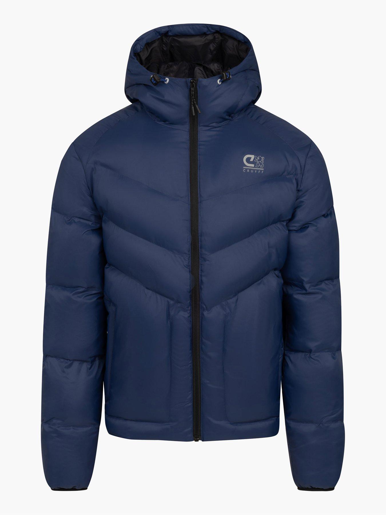 CRUYFF Hermatite Puffer Coat - Black