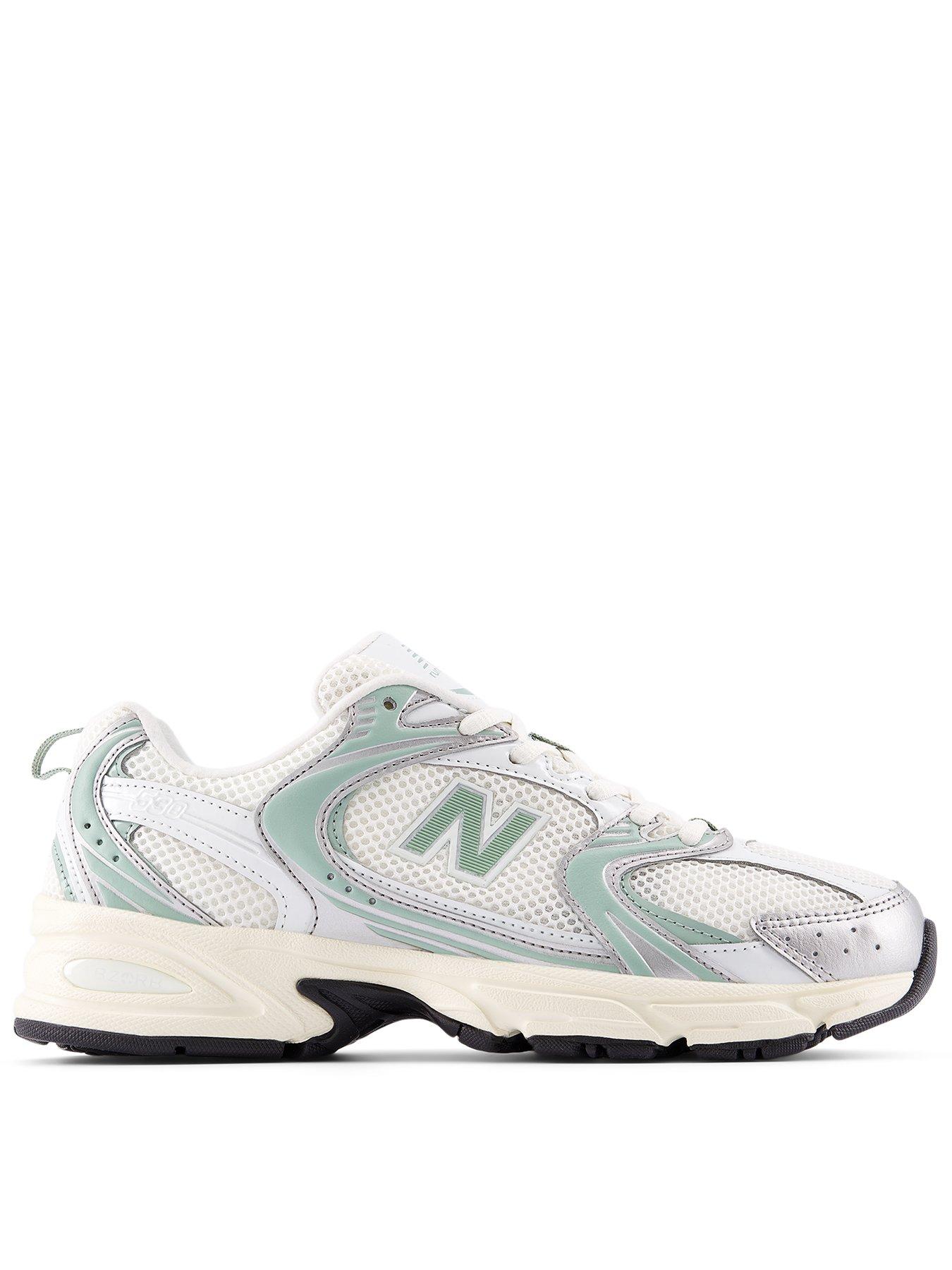 undefined Women's 530 Trainers - White/green