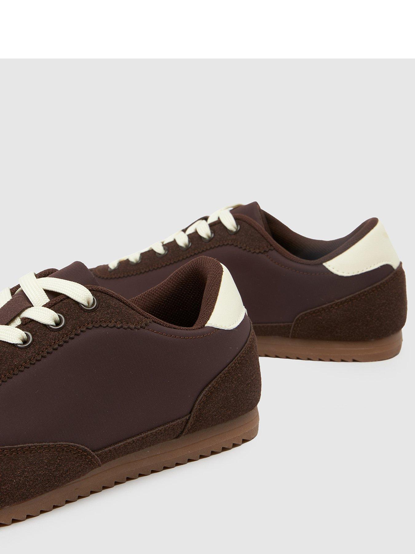 Schuh Miko Slim Sole Trainers Brown Very