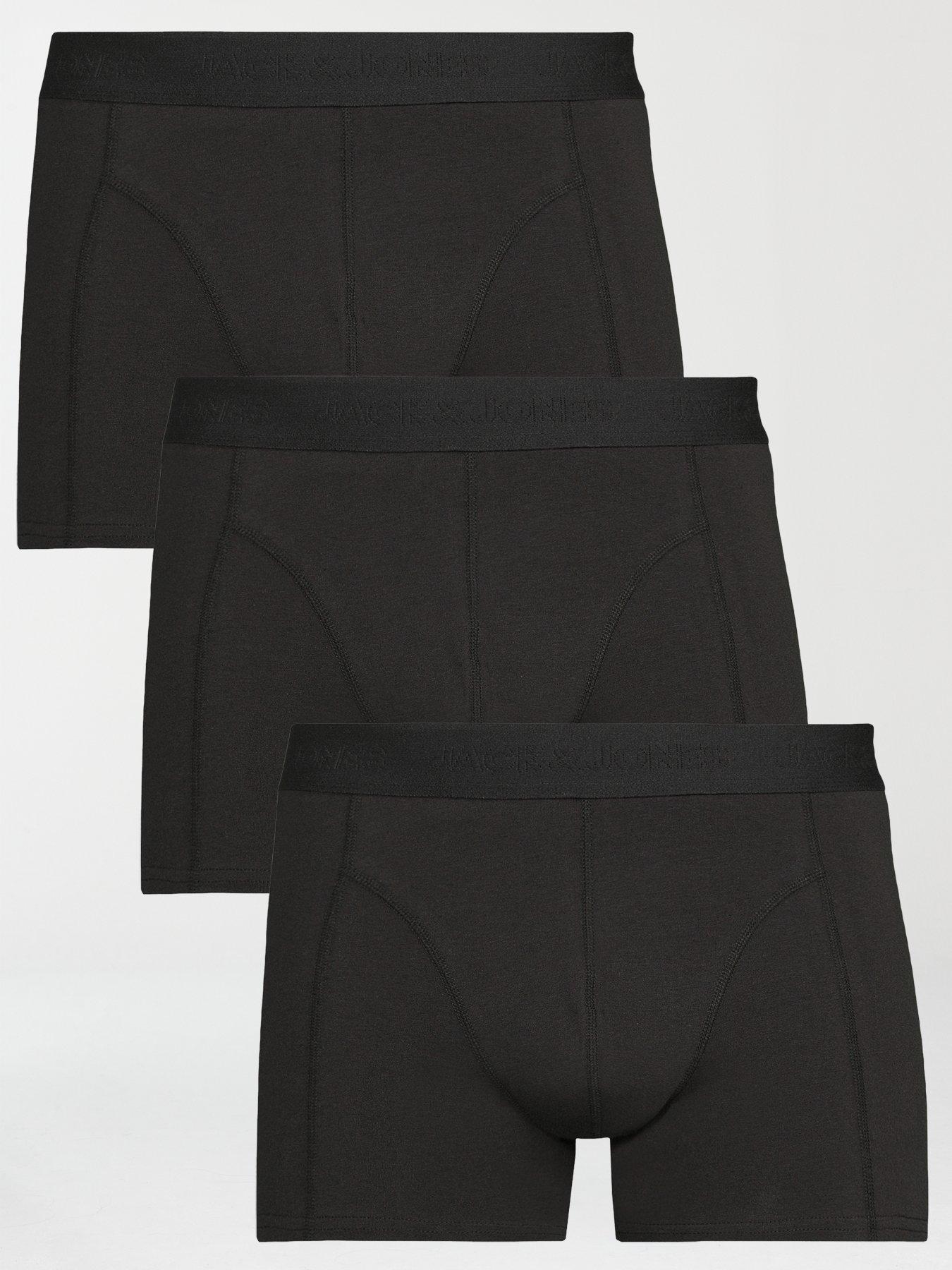 undefined 3 Pack Tonal Trunks - Black