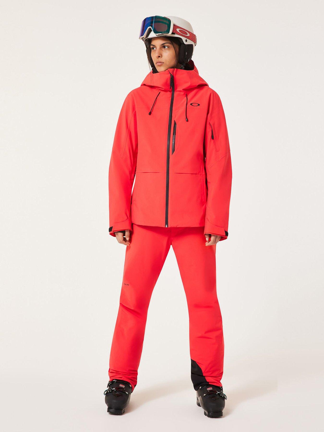 Oakley Womens Canopy Insulated Ski Jacket, Red, Size S, Women