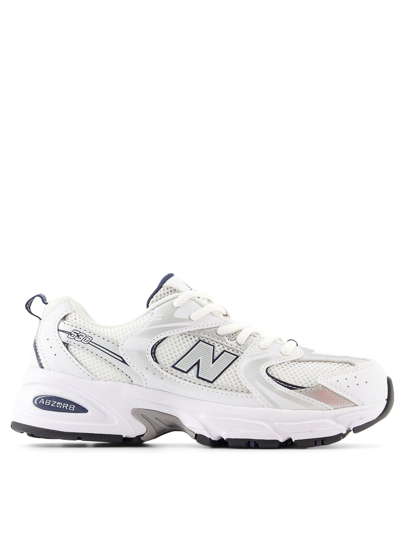 New Balance 530 - Kids White Shoes Grade-School - Size 5 - Image 10