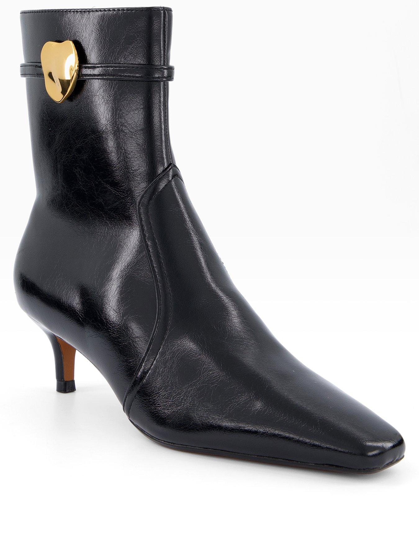 The Very Collection Micro Heel Ankle Boots - Black | Very