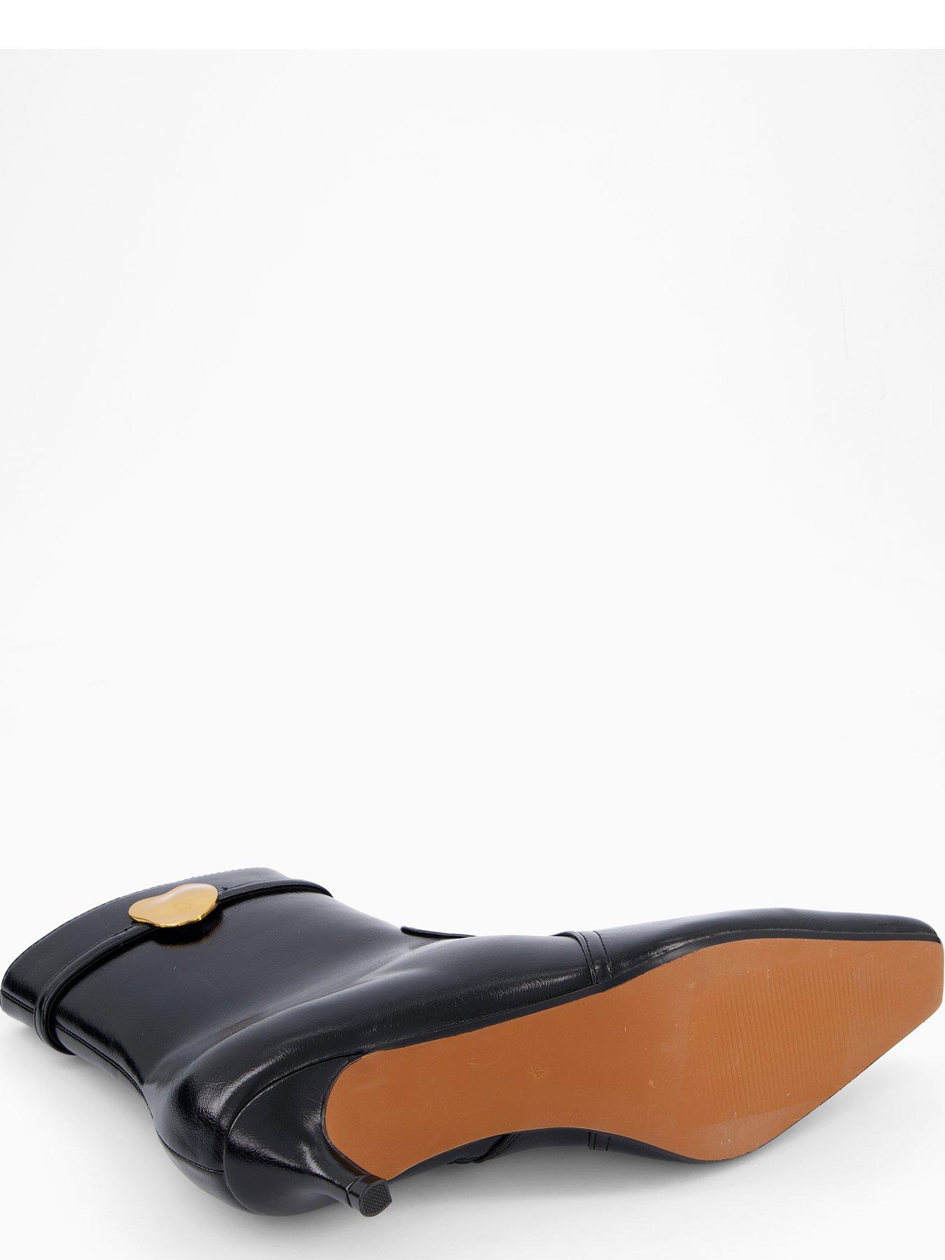 The Very Collection Micro Heel Ankle Boots - Black | Very