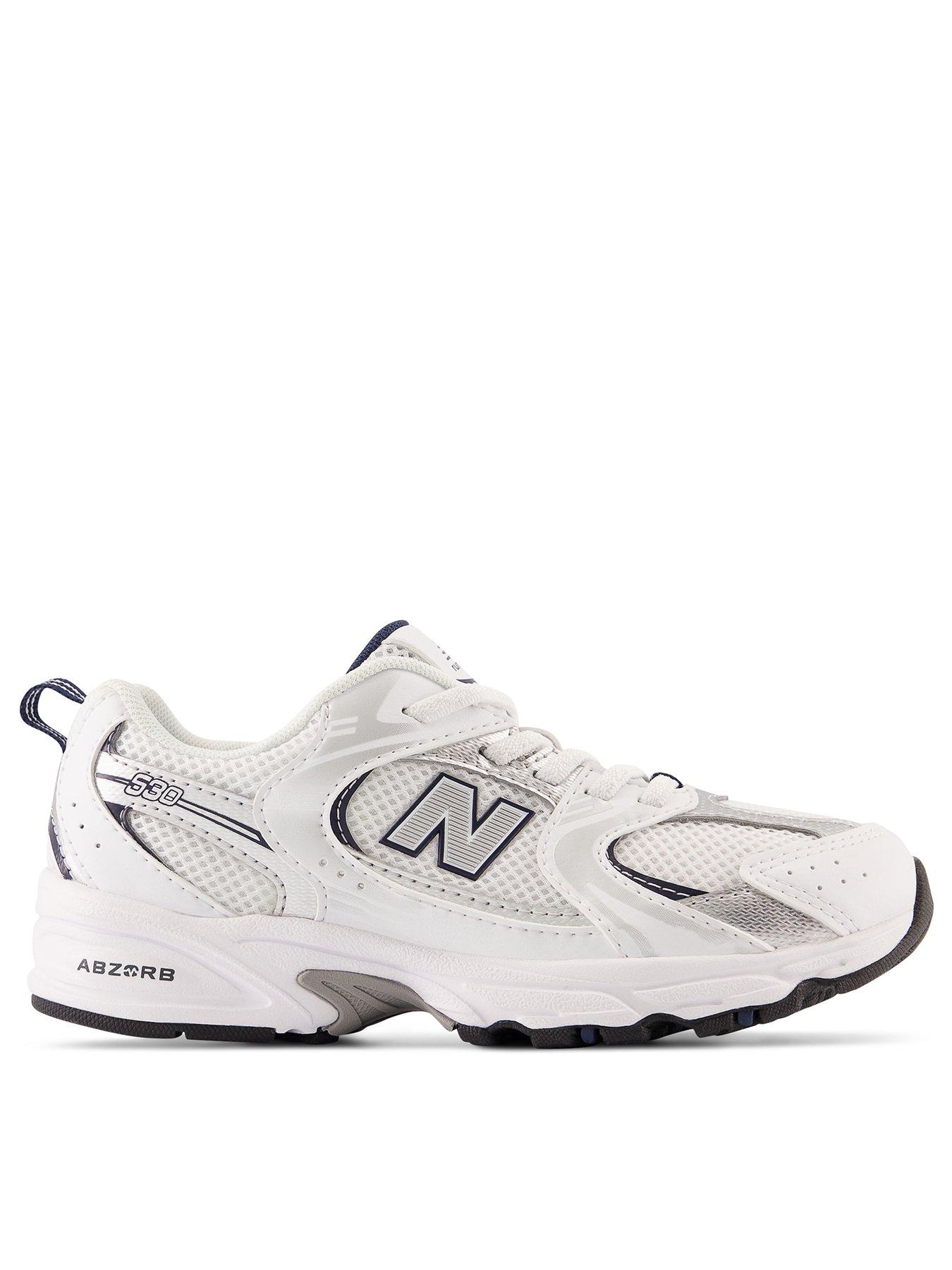 New Balance Kid's 530 Trainers, White, Size 11 Younger