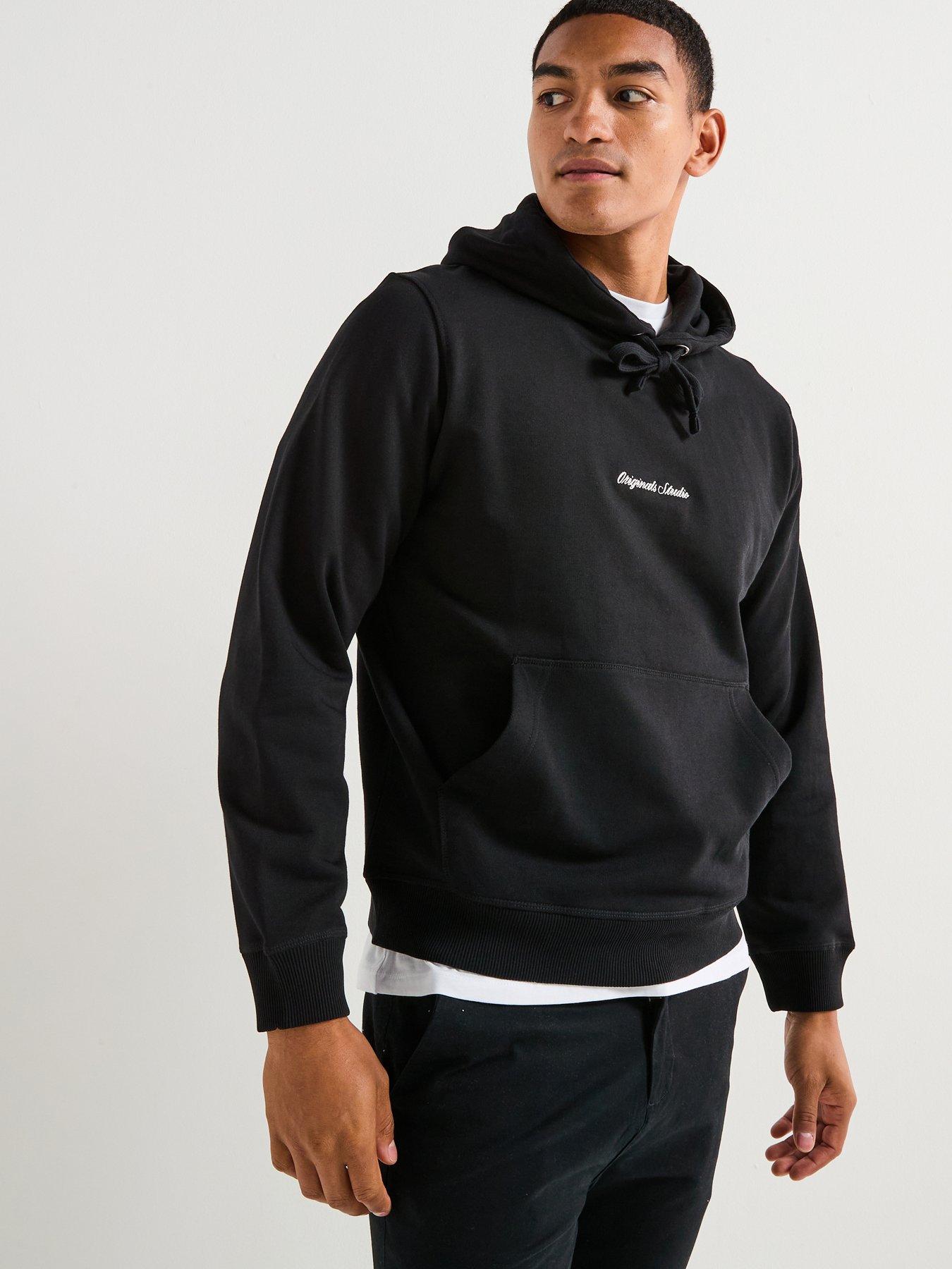 Jack & Jones Norrebro Embroidered Hoodie - Black