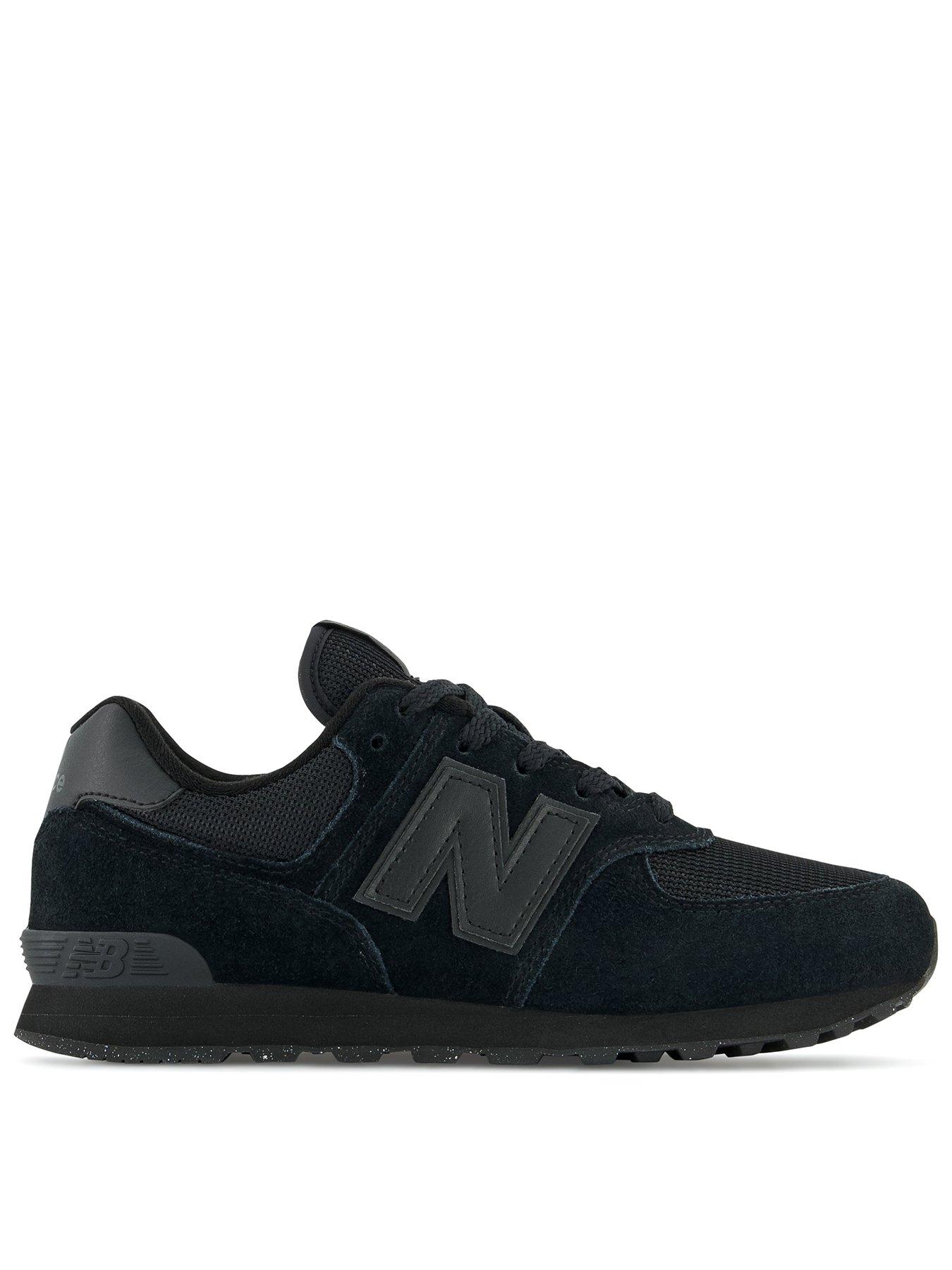 Image 1 of 6 of New Balance Junior 574 Trainers - Black