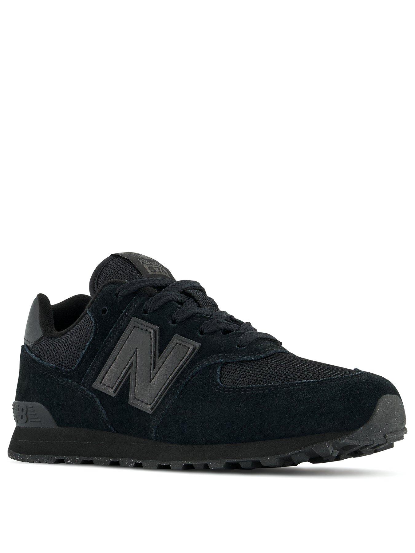 Image 2 of 6 of New Balance Junior 574 Trainers - Black