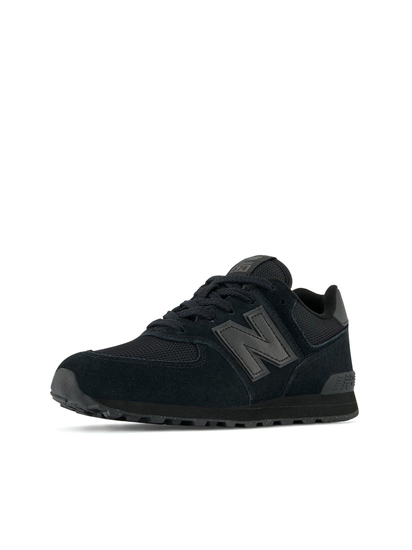 Image 6 of 6 of New Balance Junior 574 Trainers - Black