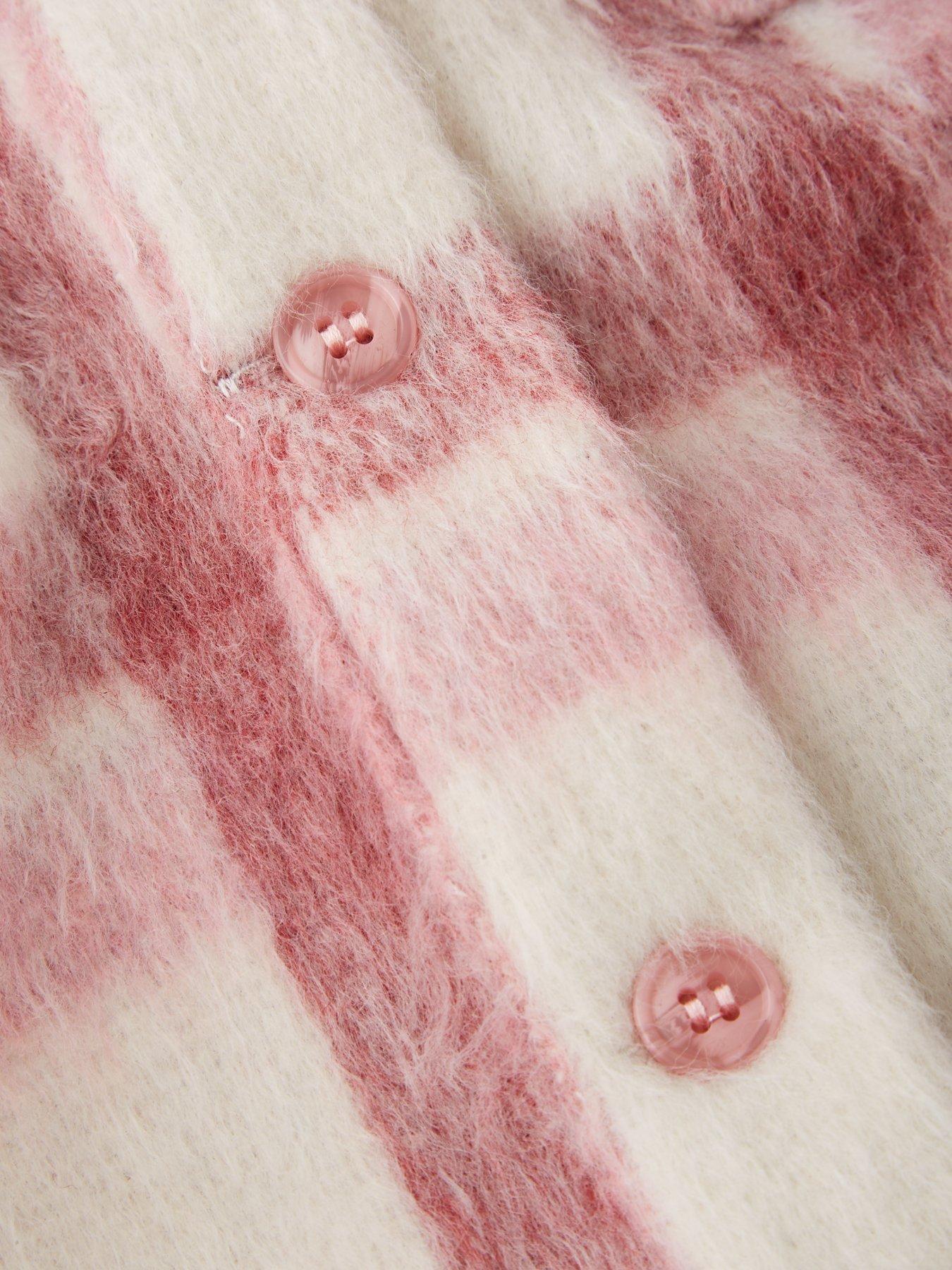 Image 5 of 5 of Mini V by Very Girls Check Jacket - Pink
