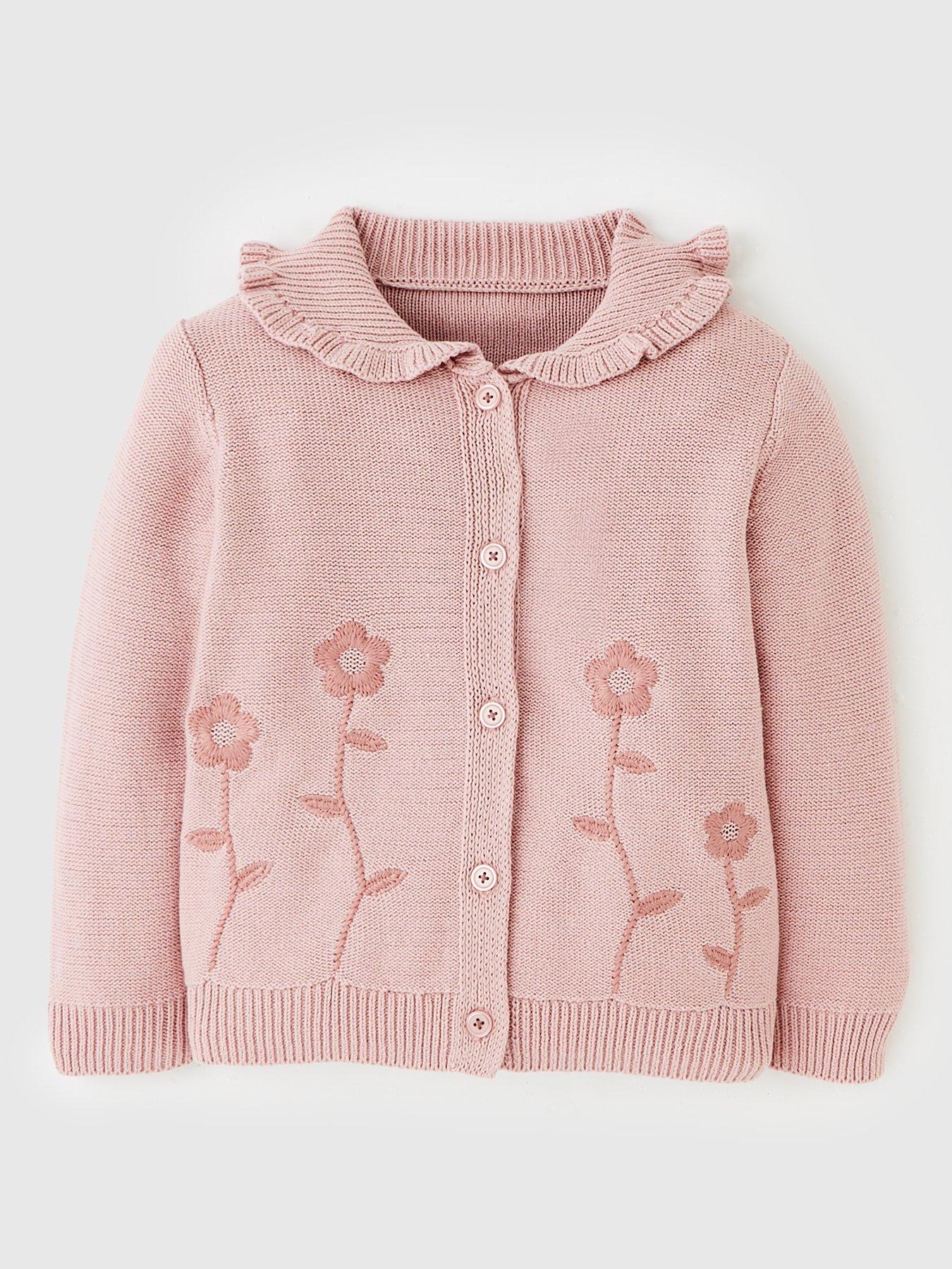 Mini V by Very Girls Printed Cardigan - Pink