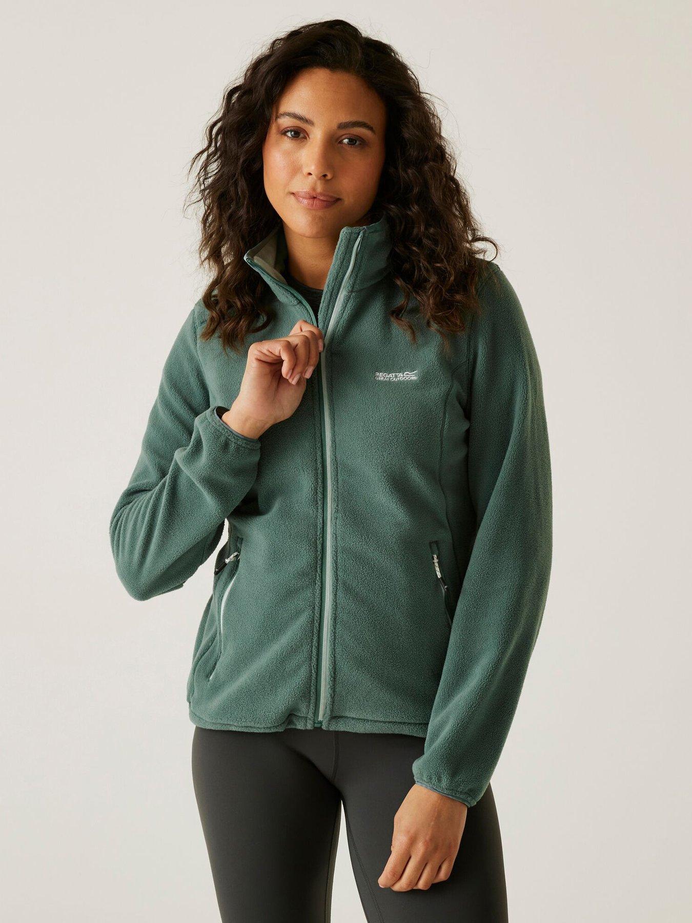 Regatta Womens Floreo Iv Fleece - Green, Green, Size 18, Women