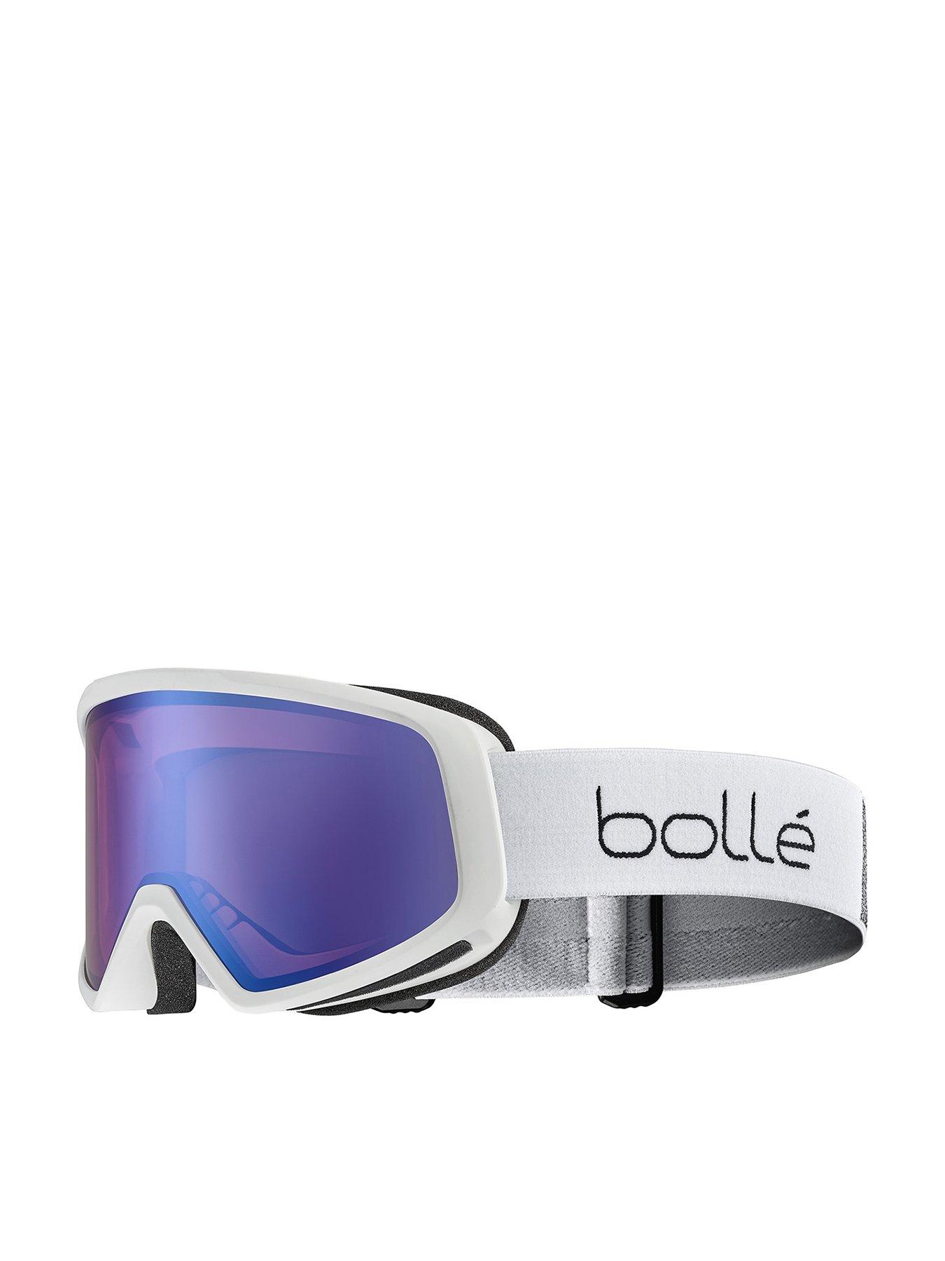 Image 1 of 1 of Bolle Adults Unisex Bedrock Plus Ski Goggles - White Matte