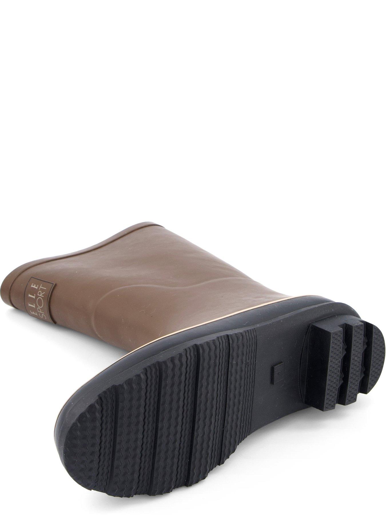 Image 5 of 7 of Elle Sport Wellington Boot With Warm Lining - &nbsp;Chocolate