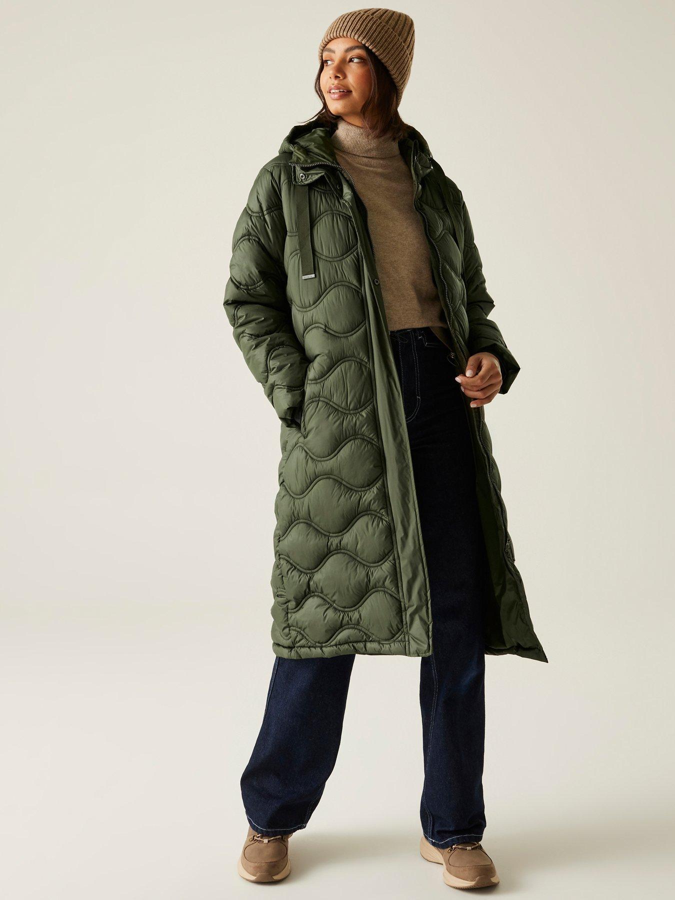 Image 1 of 6 of Regatta Womens Embrie Padded Jacket - Green