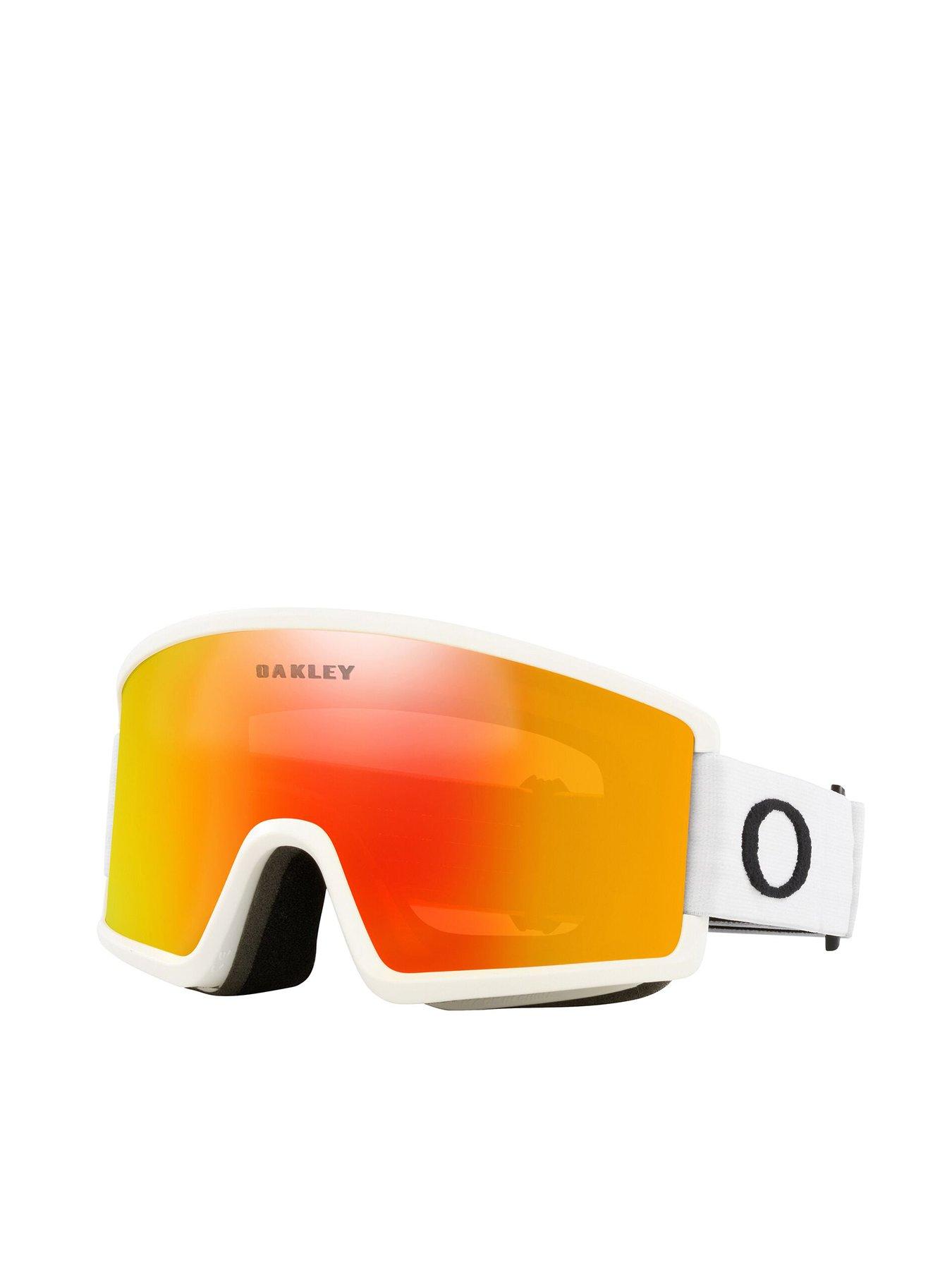 Oakley Mens Target Line Ski Goggles - White