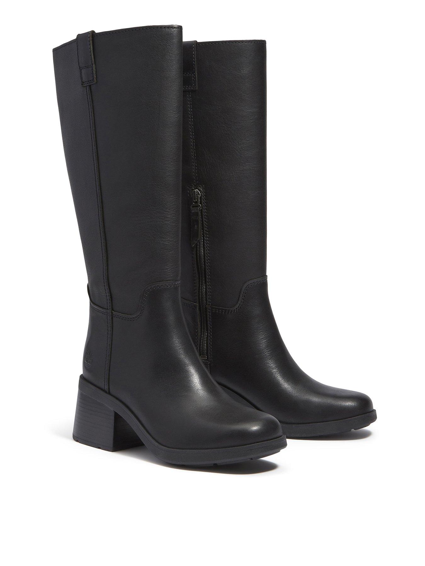 Timberland Bellevaux Tall Zip Up Boot Full Grain - Black