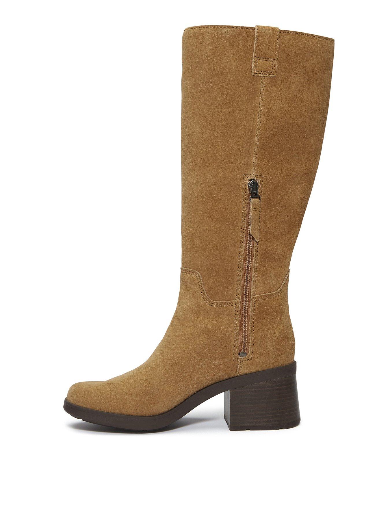 undefined Bellevaux Tall Zip Up Boots - Brown