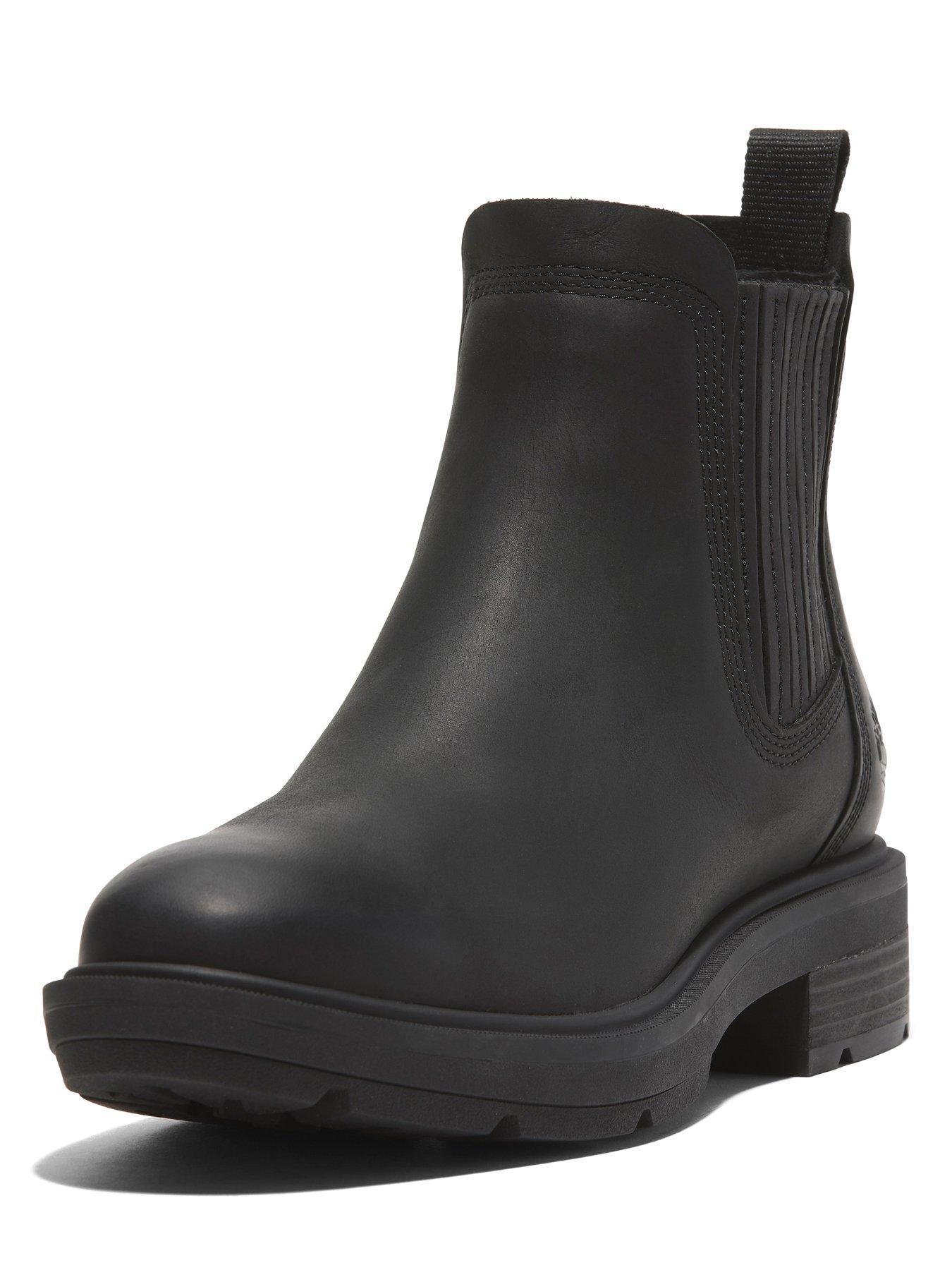 Image 6 of 7 of Timberland Brimfield Mid Chelsea Boot Full Grain - Black