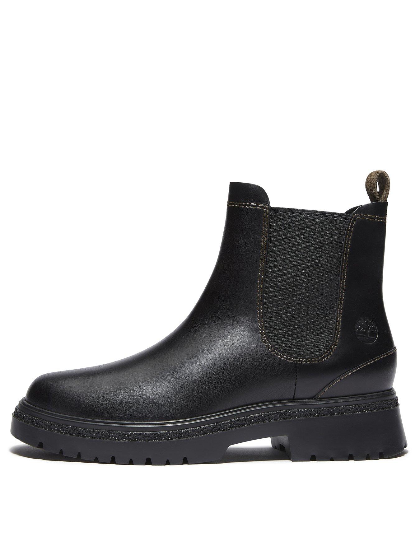 Timberland Cambria Valley Mid Chelsea Boot - Black Full Grain