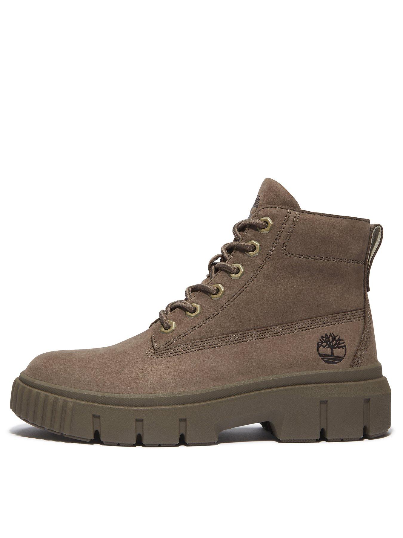 Timberland Greyfield Mid Lace Boot - Medium Brown Nubuck