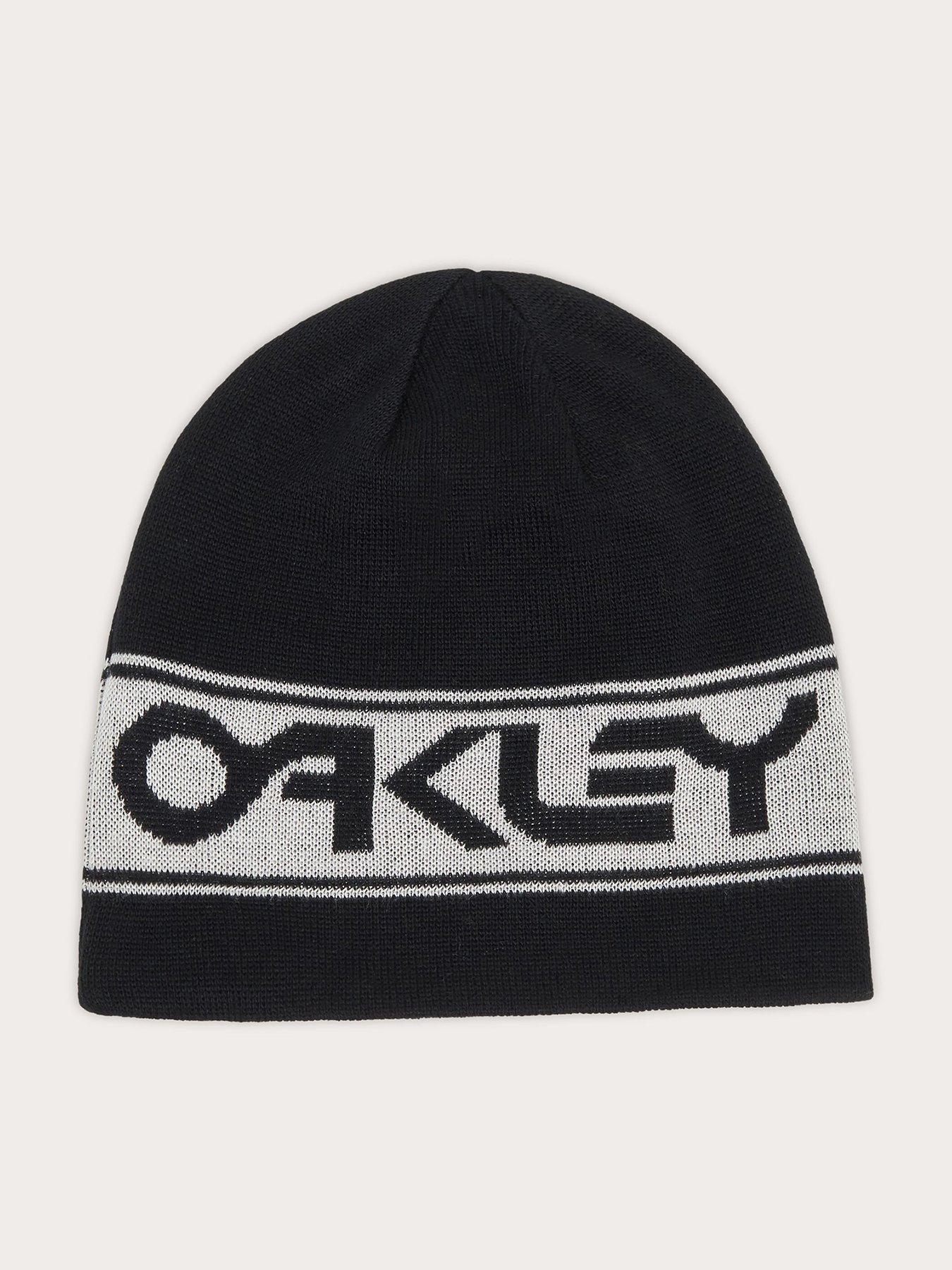 Oakley Mens Tnp Reversible Beanie Hat - Black