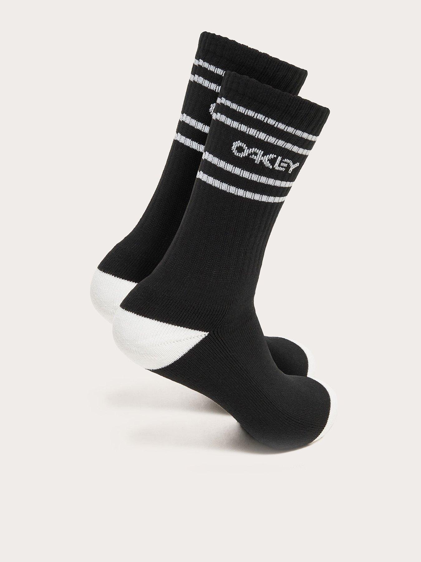 Oakley Mens Icon B1B Socks 2.0 (3 Pack) - Black